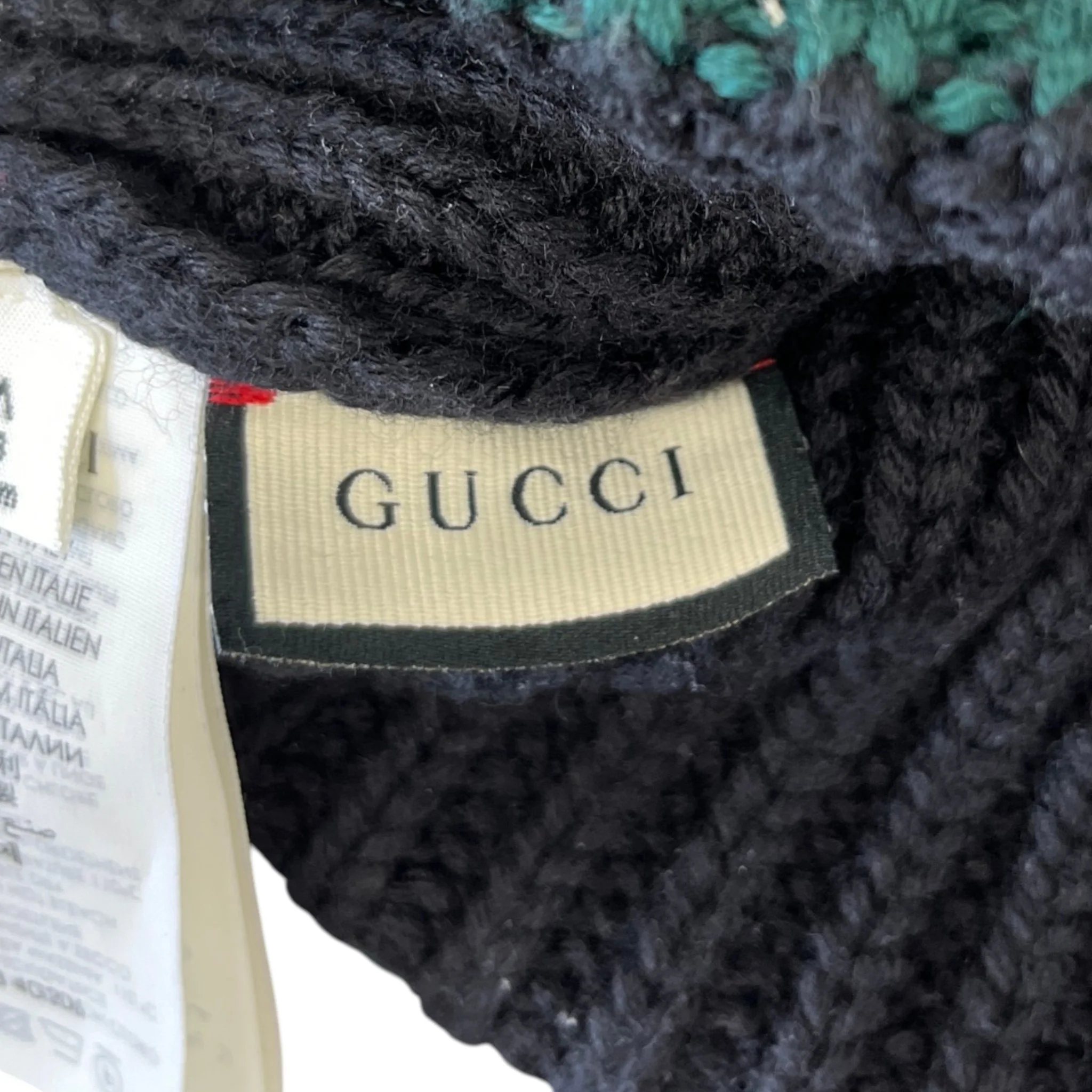 Men's Web Hem Hat Black Size M - Image 5