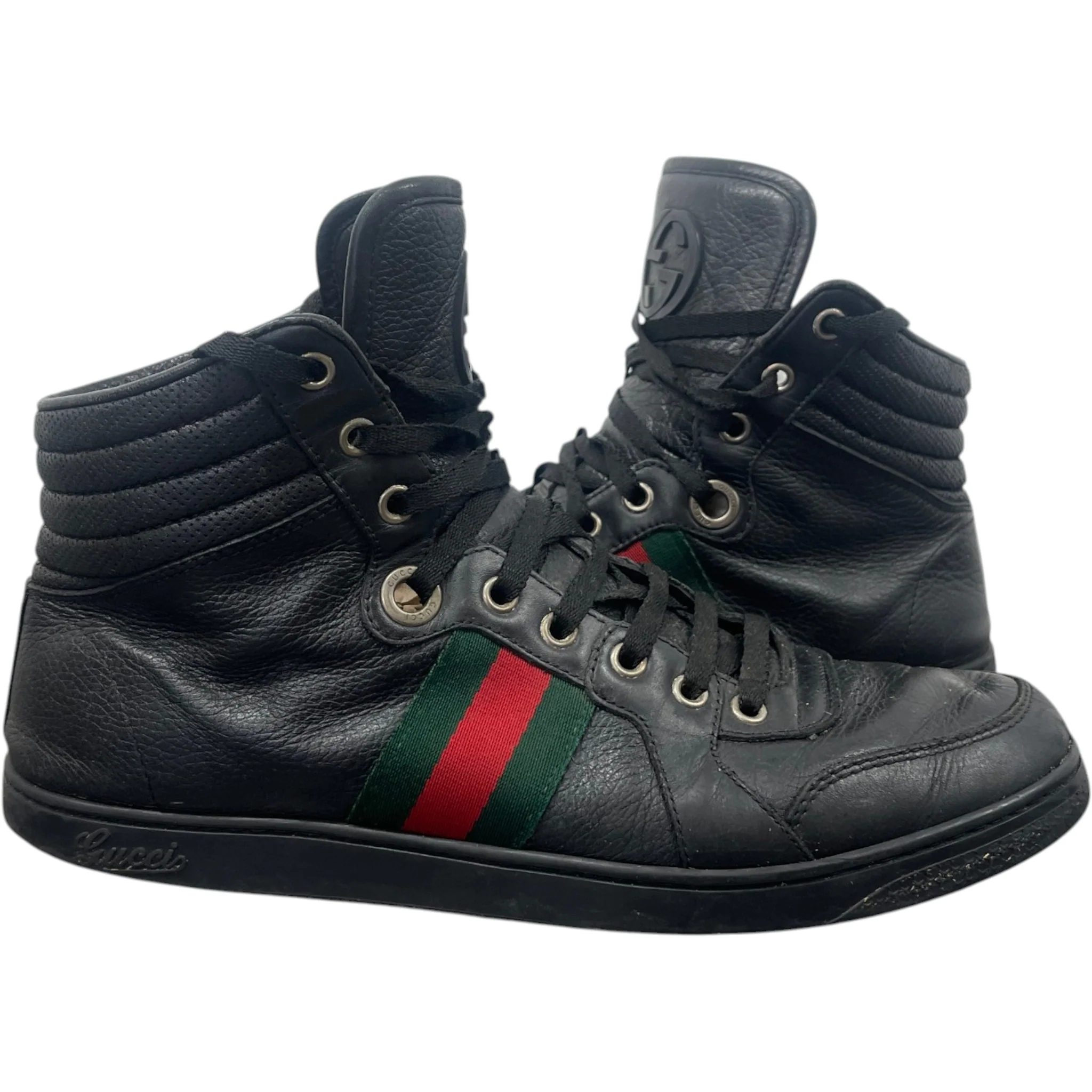 Men's Web High Trainers Black Size EU 41 / UK 7 - Image 3