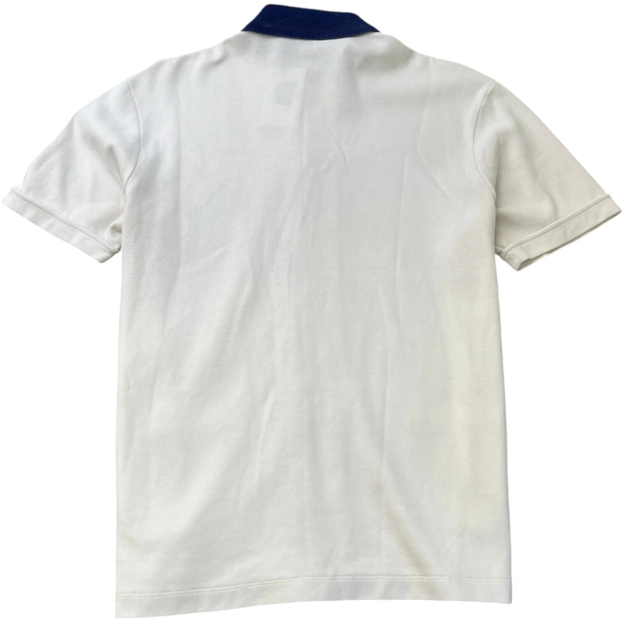 Men's Web Jersey Polo Shirt White Size XL - Image 2