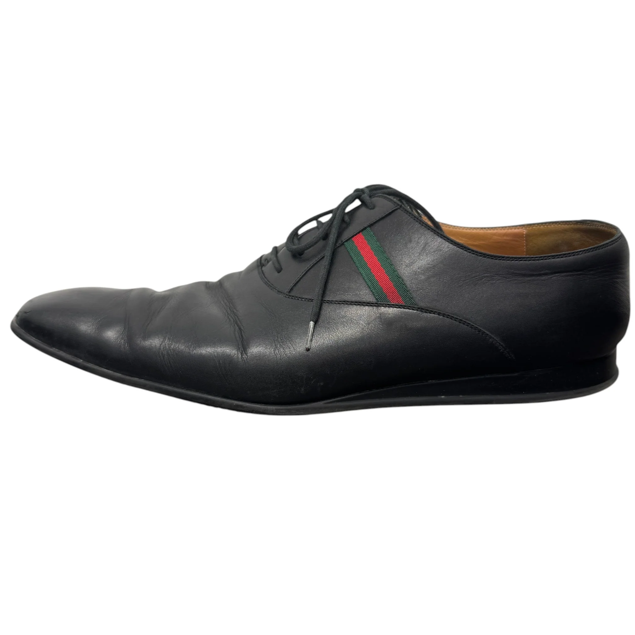 Men's Web Stripe Hebron Loafers Black Size EU 45.5 / UK 11.5 - Image 4