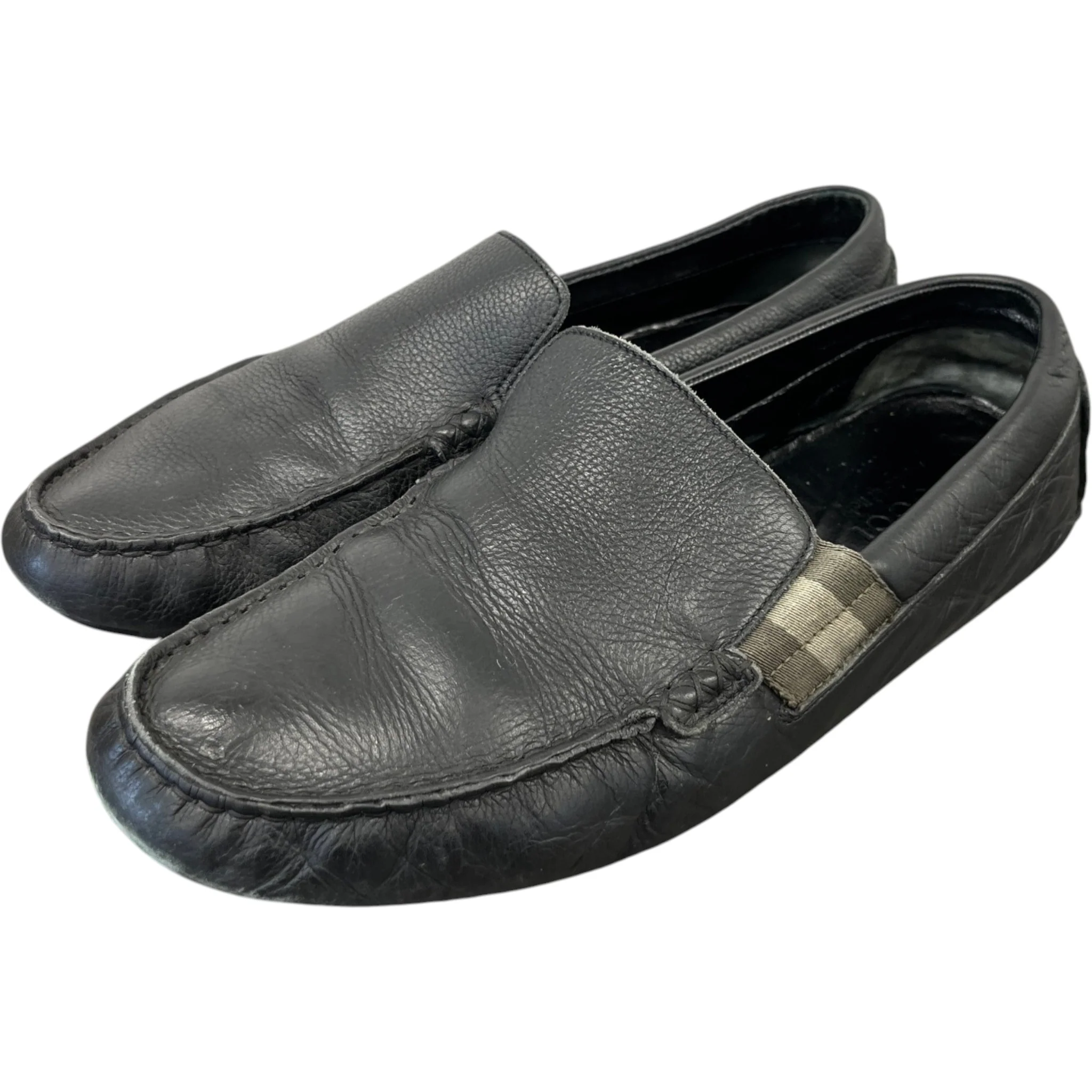 Men's Web Stripe Loafers Black Size EU 42.5 / UK 8.5 - Image 9