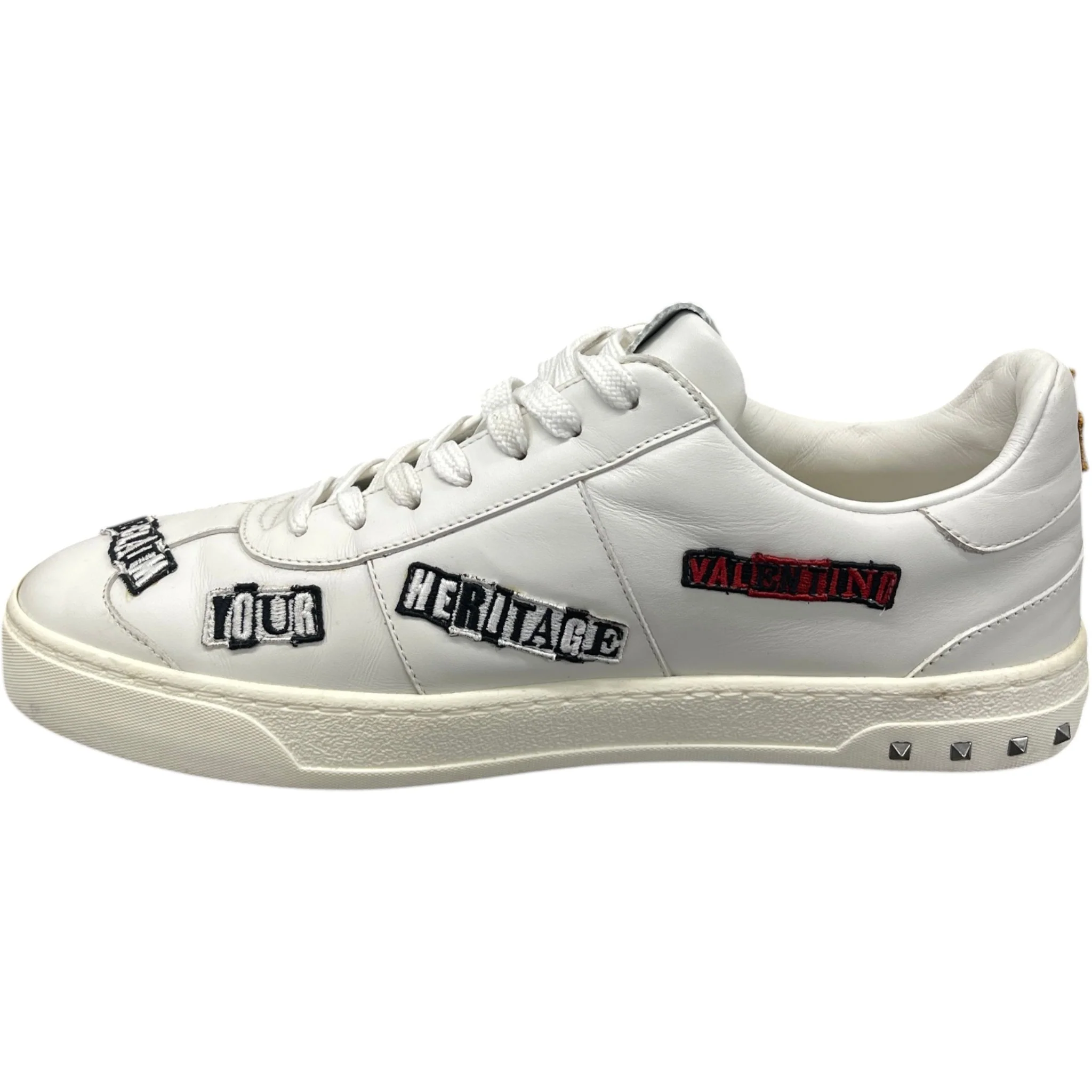 Men's X Jamie Reid Fly Crew Punk Poem Low Trainers White Size EU 41 / UK 7 - Image 2