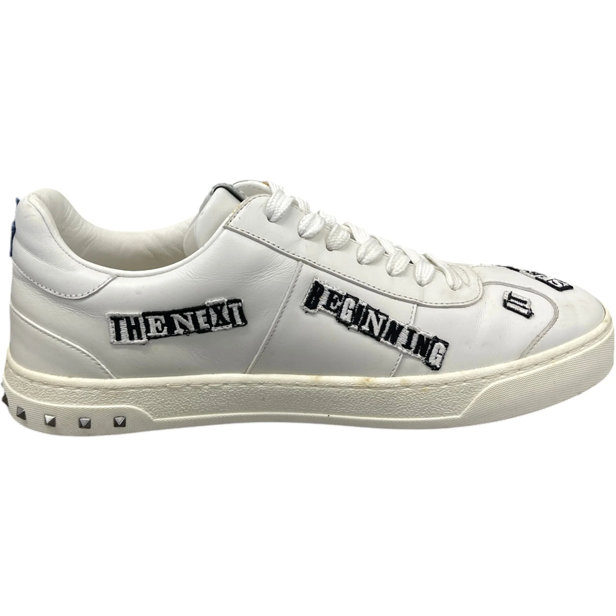 Men's X Jamie Reid Fly Crew Punk Poem Low Trainers White Size EU 41 / UK 7 - Image 4
