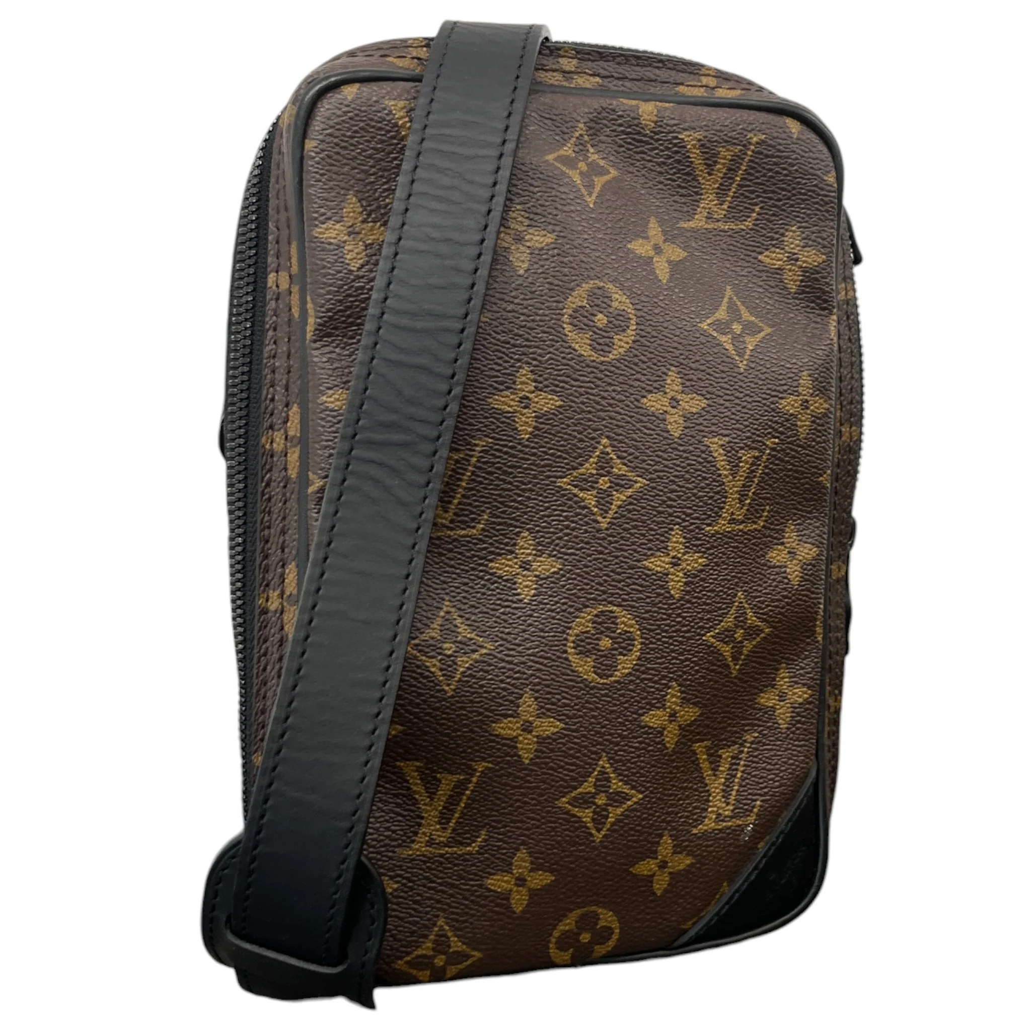 Men's X Virgil Abloh Iv Harness Utility Monogram Side Belt Bag Brown - Image 4