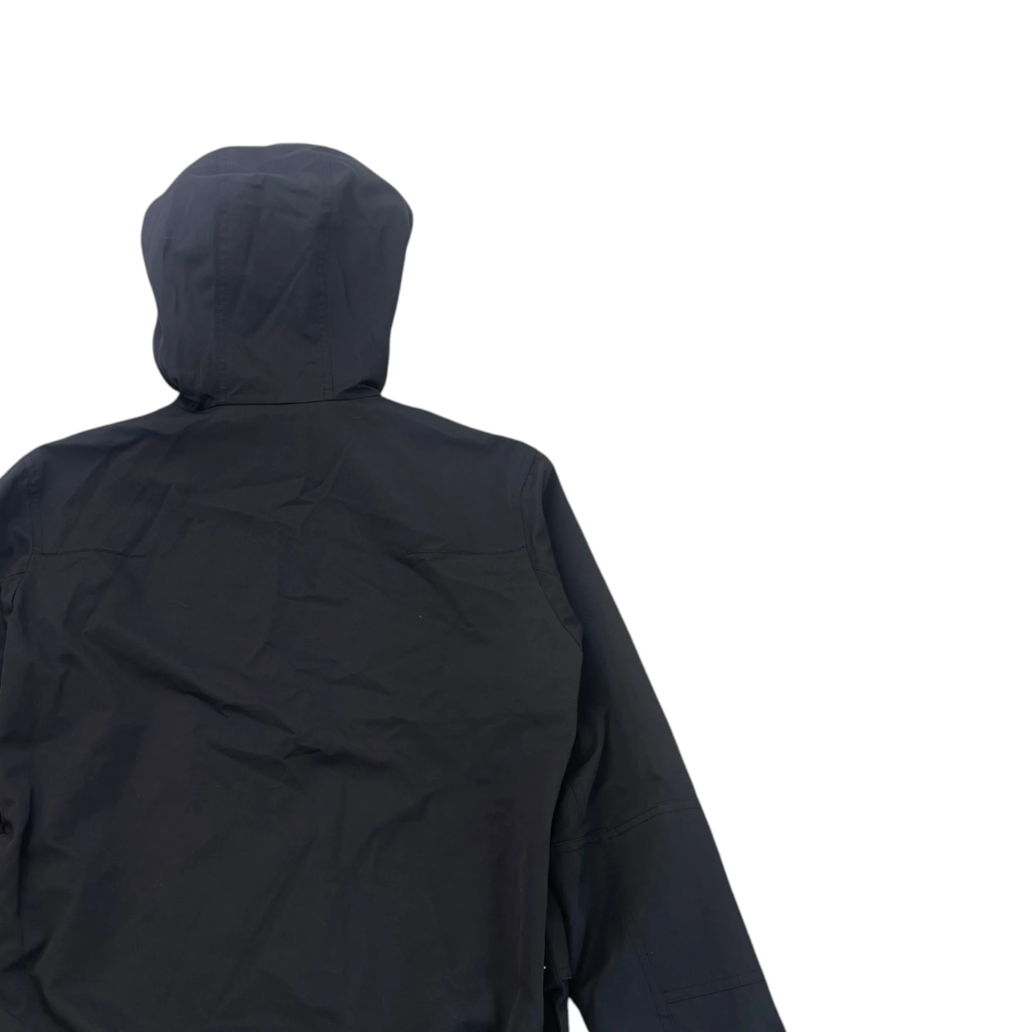 Men's Zipped Hooded Parka Jacket Black Size IT 48 / M - Image 4