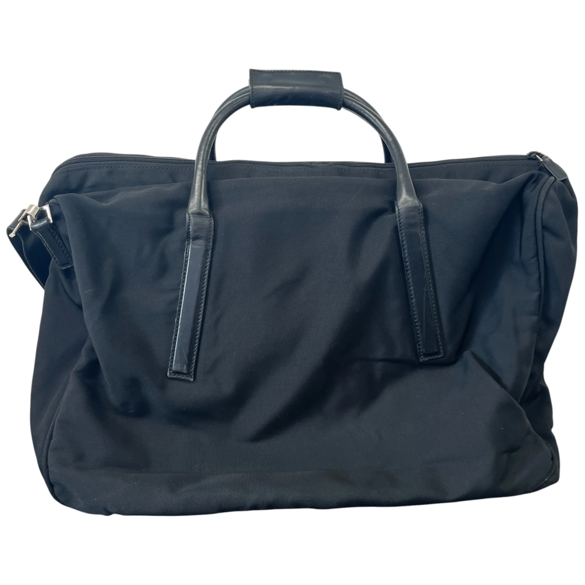 Nylon Travel Bag Black - Image 4