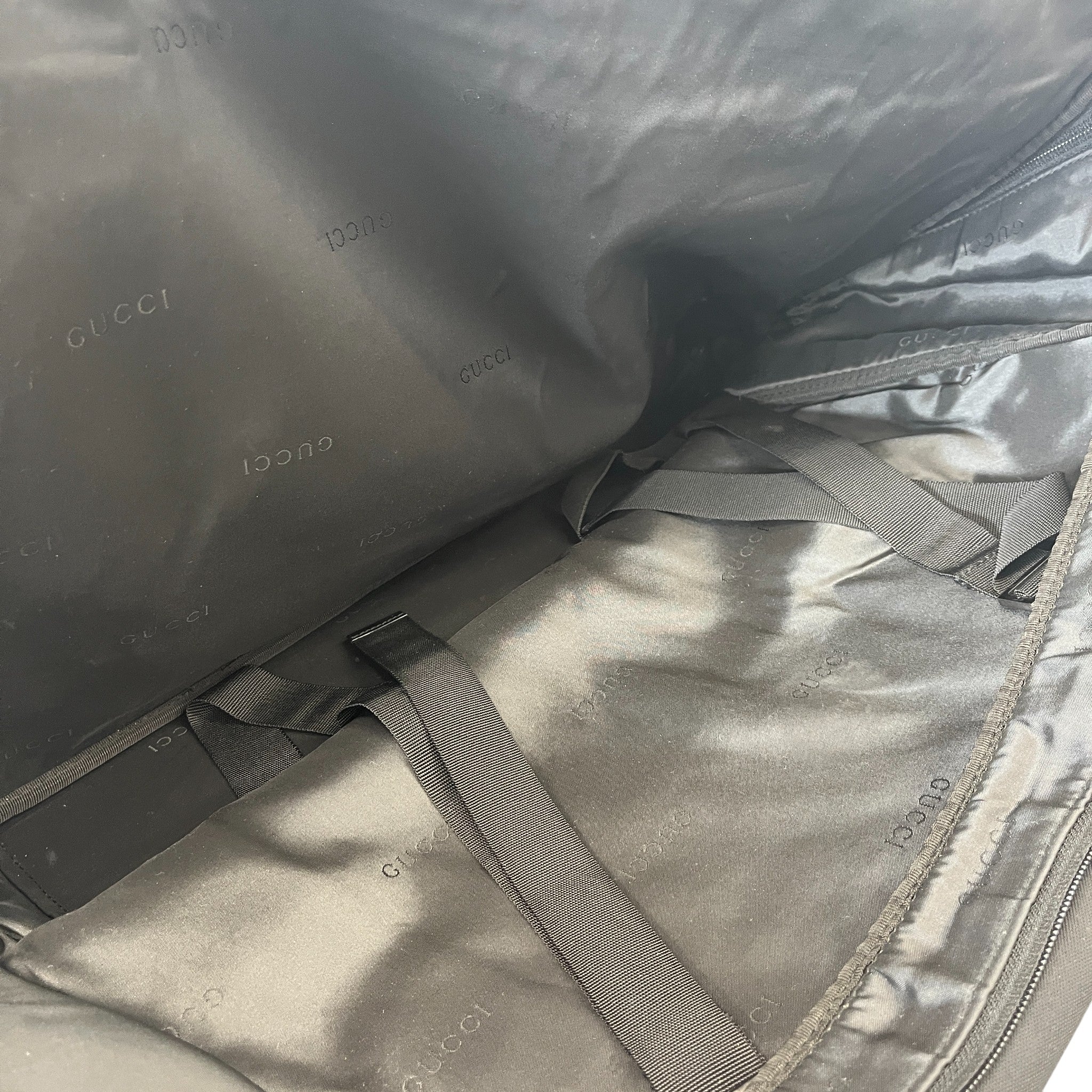 Nylon Travel Bag Black - Image 8