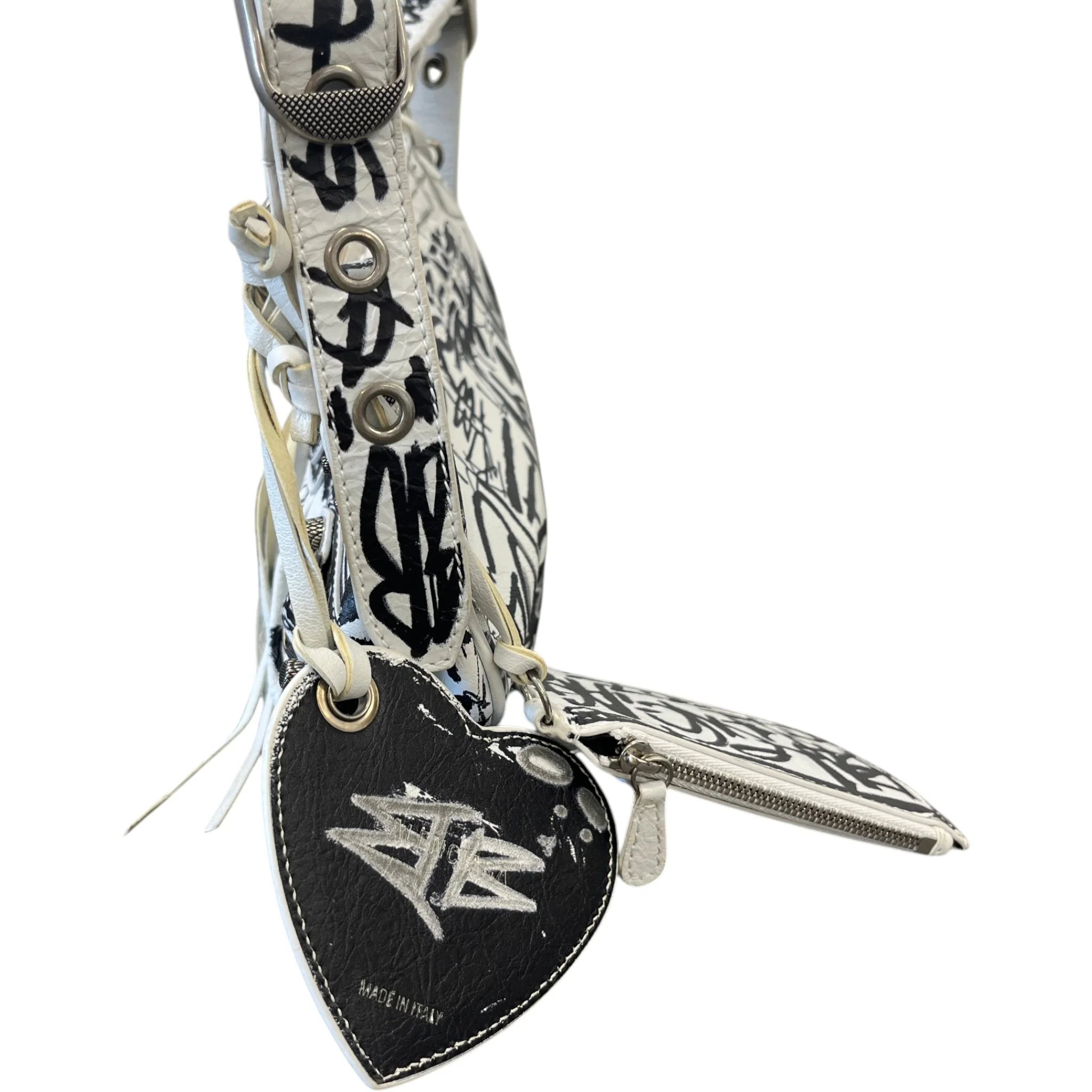 Women's 2022 Graffiti Le Cagole Bag White - Image 7