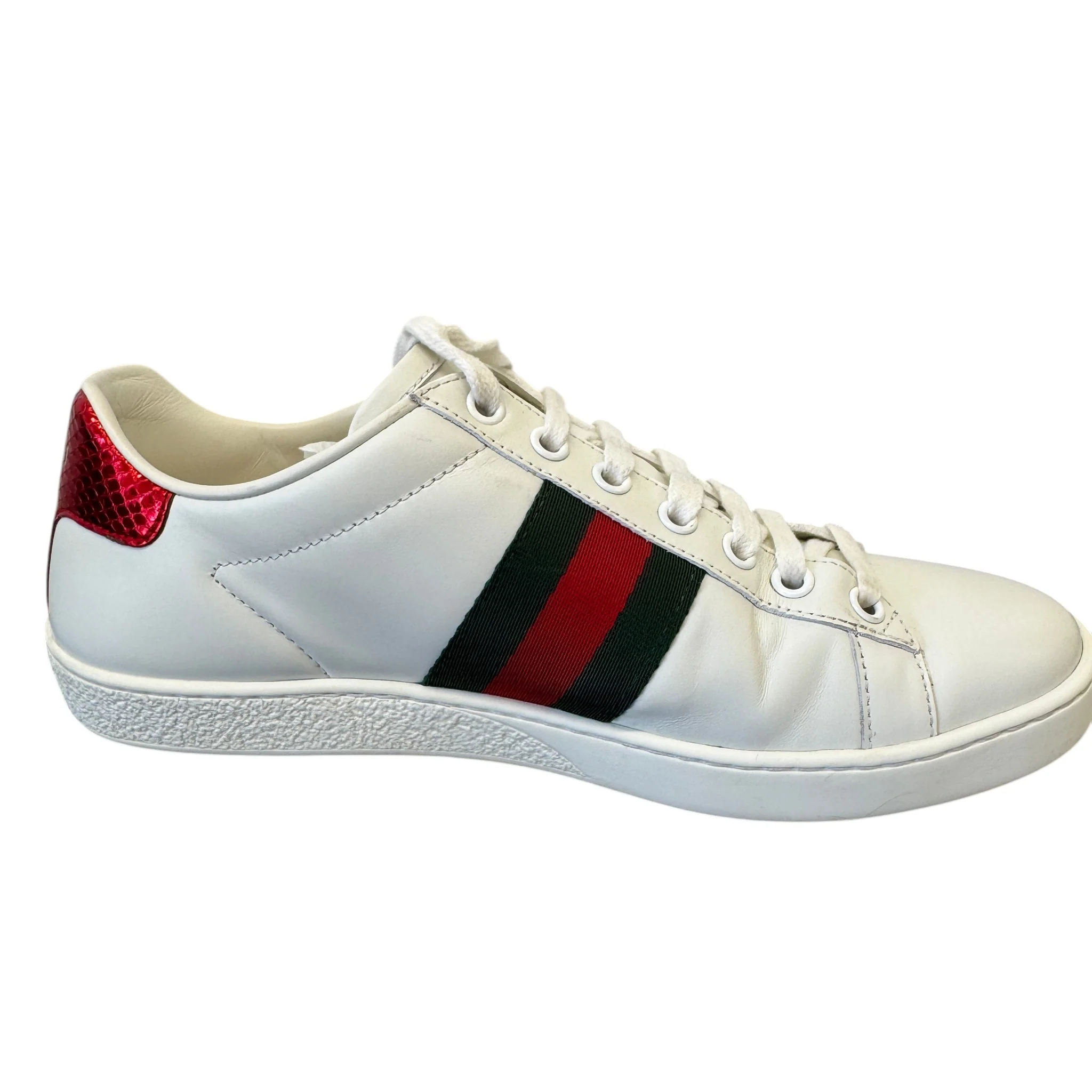 Women's Ace Embroidered Bee Low Trainers White Size EU 37 / UK 4 - Image 5