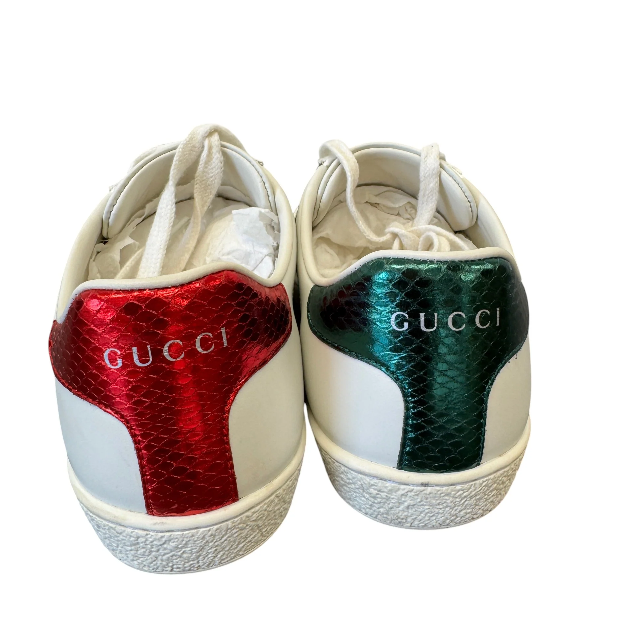 Women's Ace Embroidered Bee Low Trainers White Size EU 37 / UK 4 - Image 9