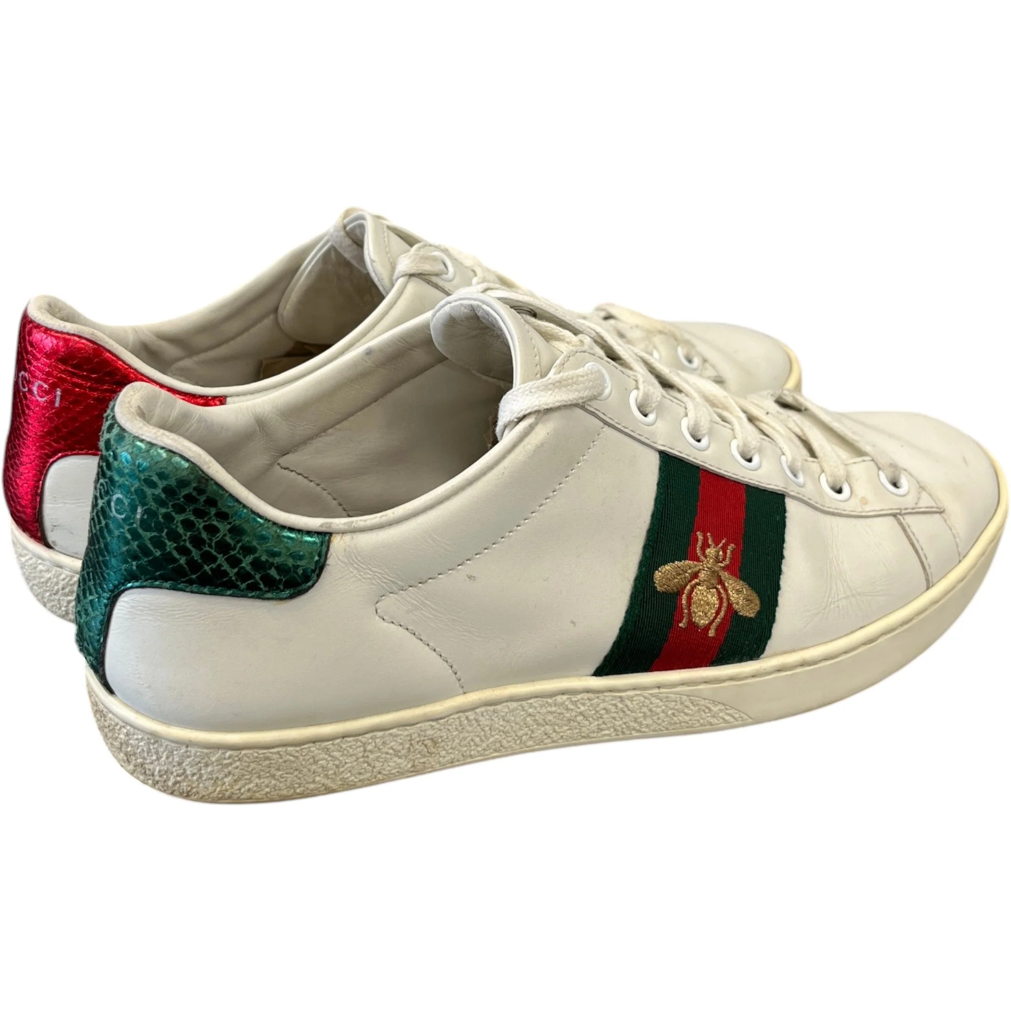 Women's Ace Low Trainers White Size EU 37.5 / UK 4.5 - Image 8