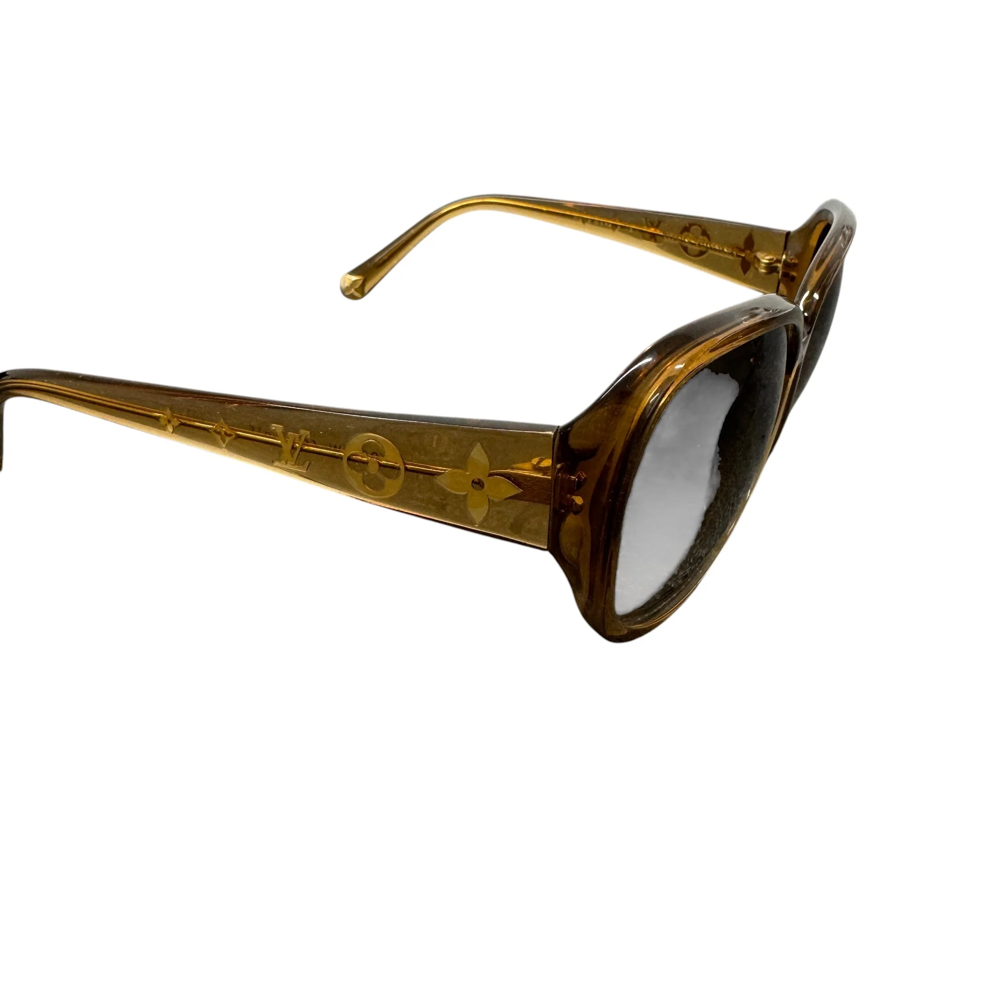 Women's Acetate Obsession Sunglasses Brown - Image 3