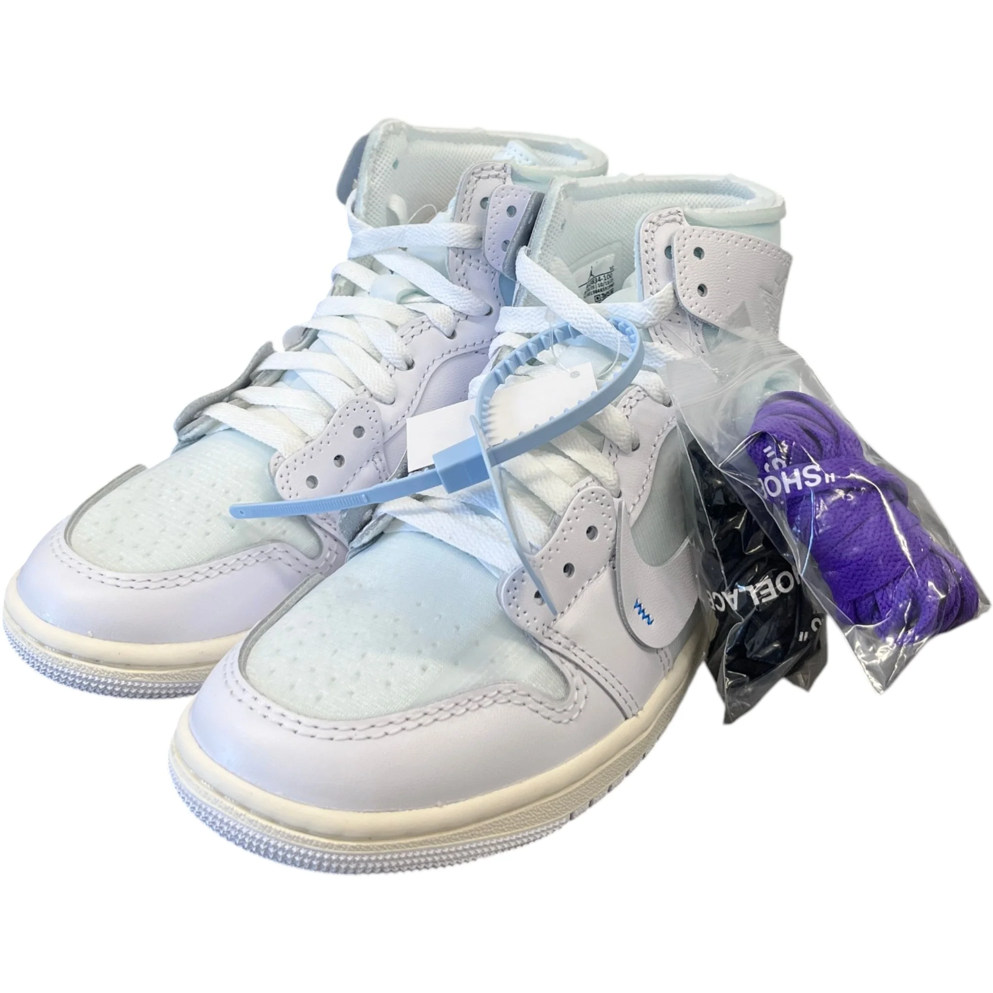 Women's Air Jordan 1 High Og X V.A.A. High Trainers White Size EU 37.5 / UK 4.5 - Image 9