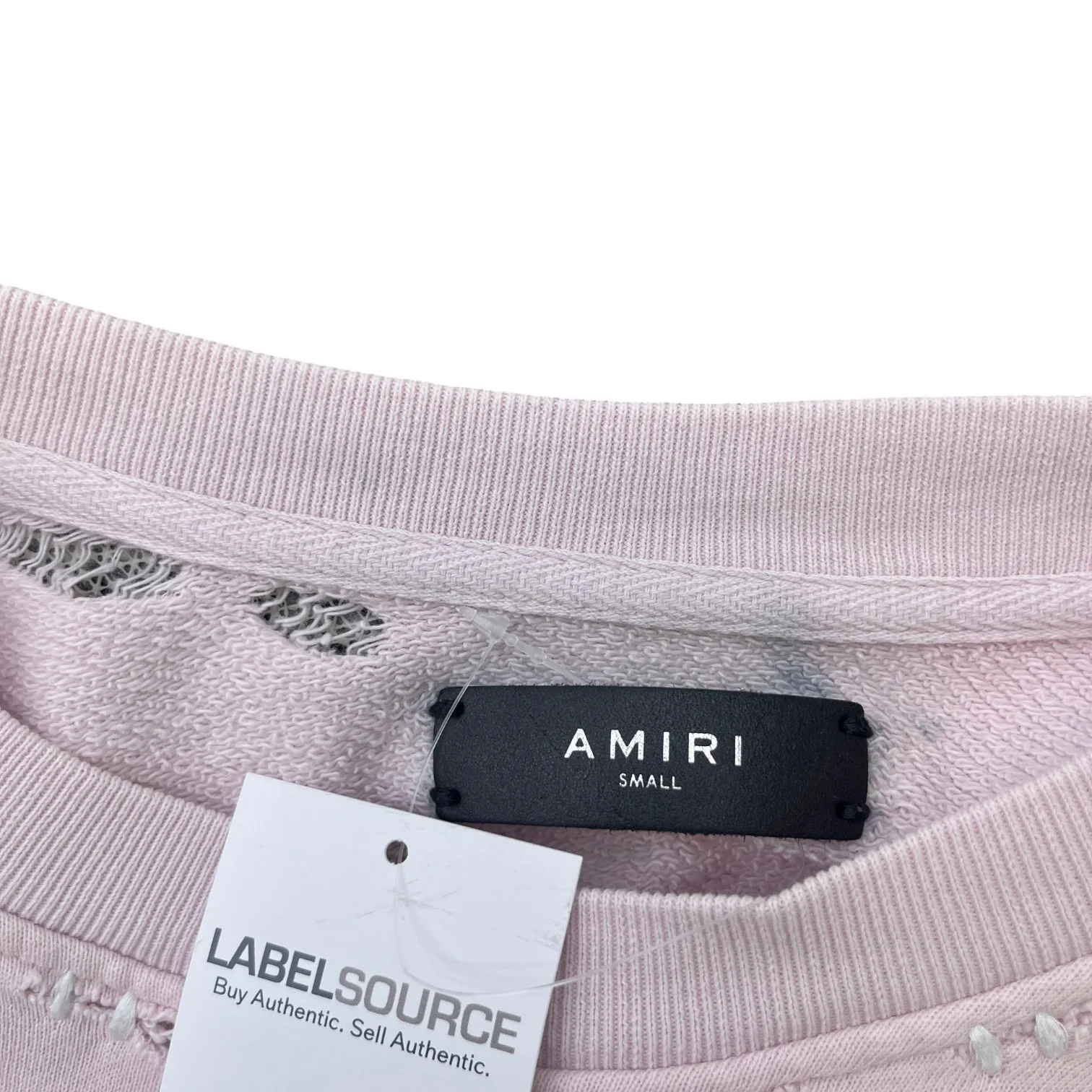 Women's Alligator Distressed Jumper Pink Size S - Image 8