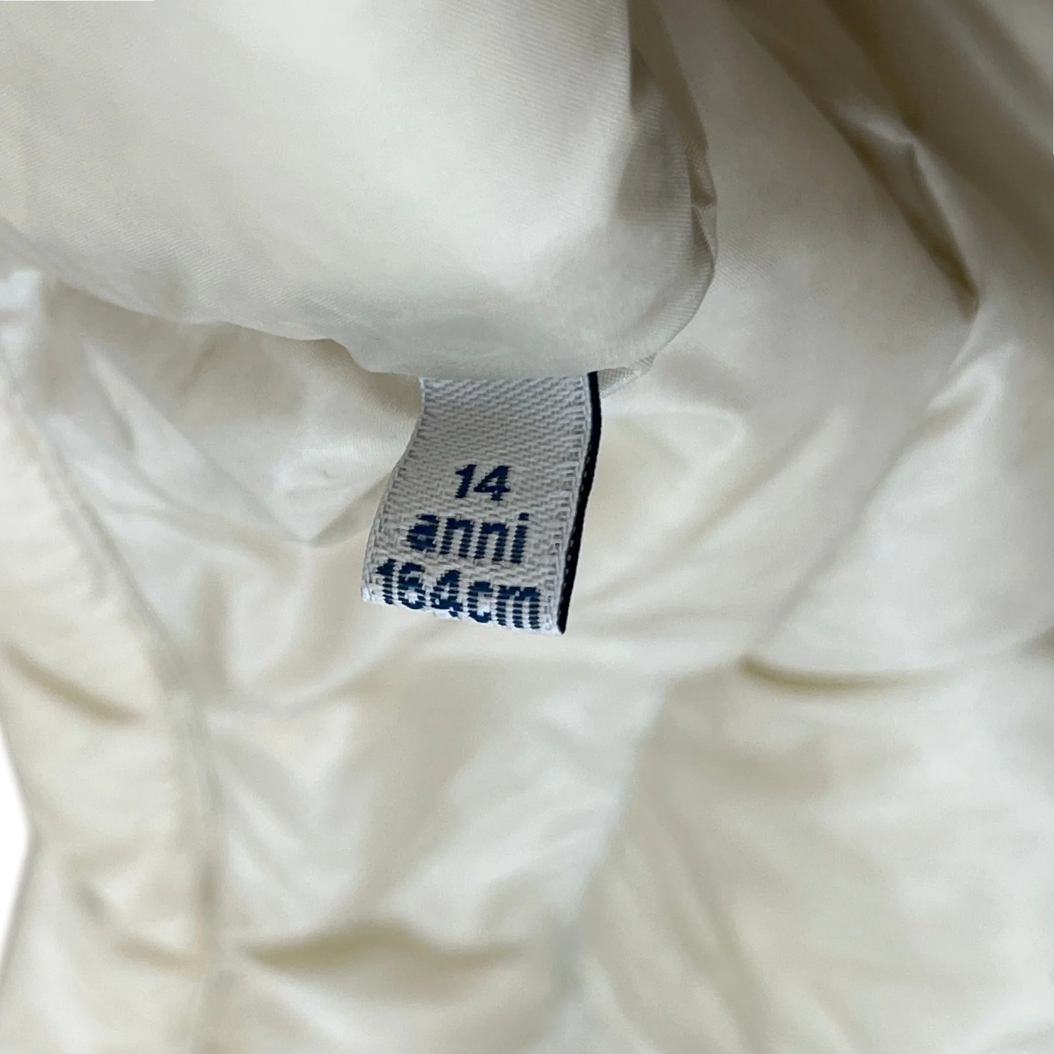Women's Ambrine Junior Jacket Cream Size Age 14 - Image 6