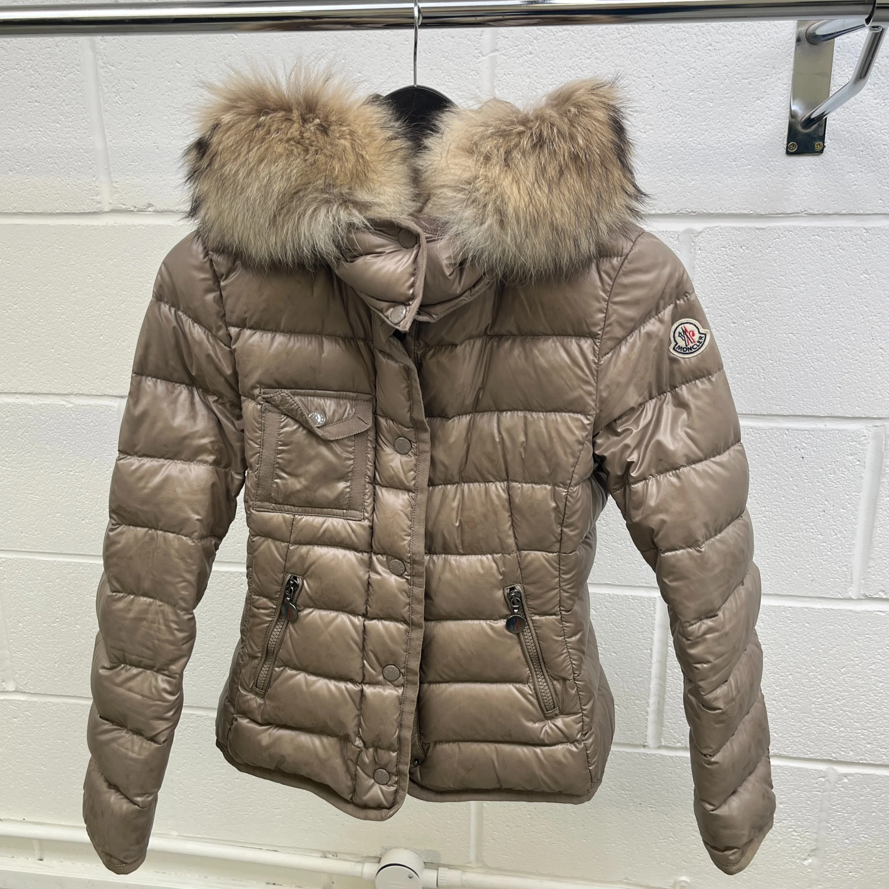 Women's Armoise Down Jacket Gold Size 1 / UK 10 - Image 13