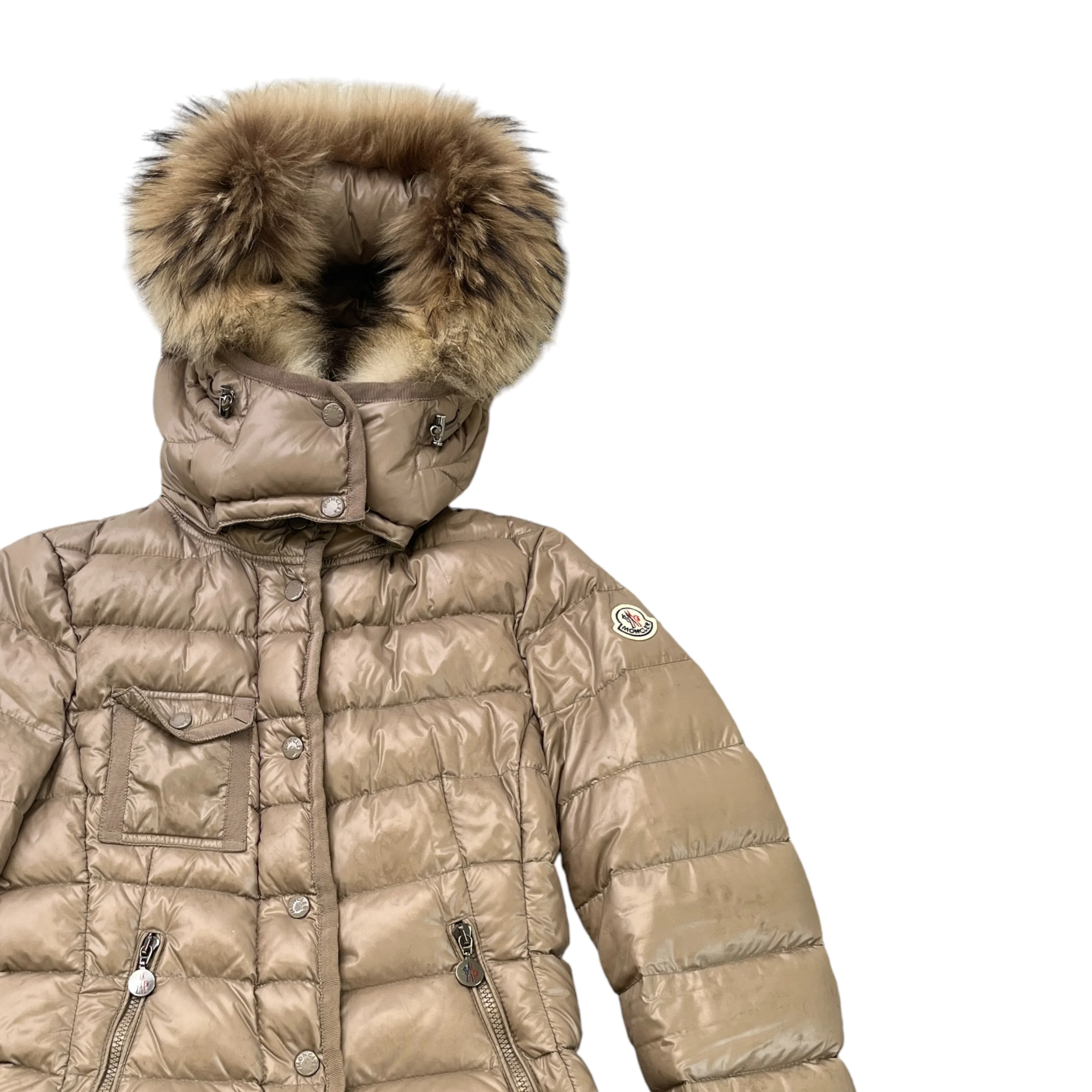 Women's Armoise Down Jacket Gold Size 1 / UK 10 - Image 3