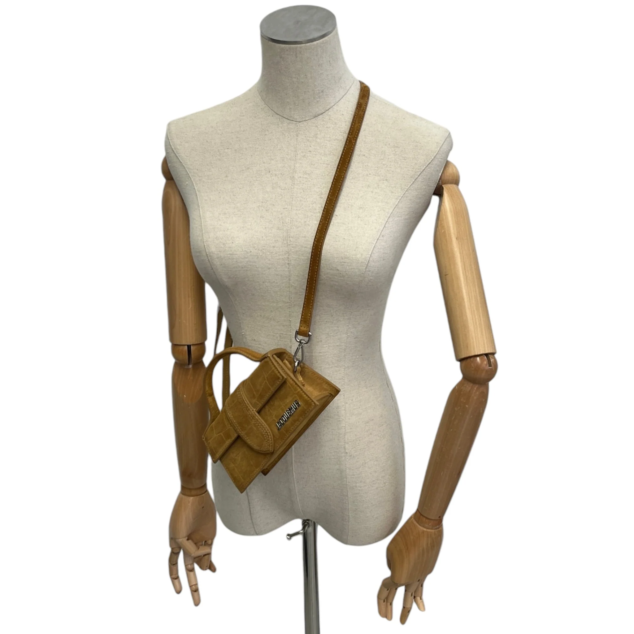 Women's Bambino Suede Bag Beige - Image 2