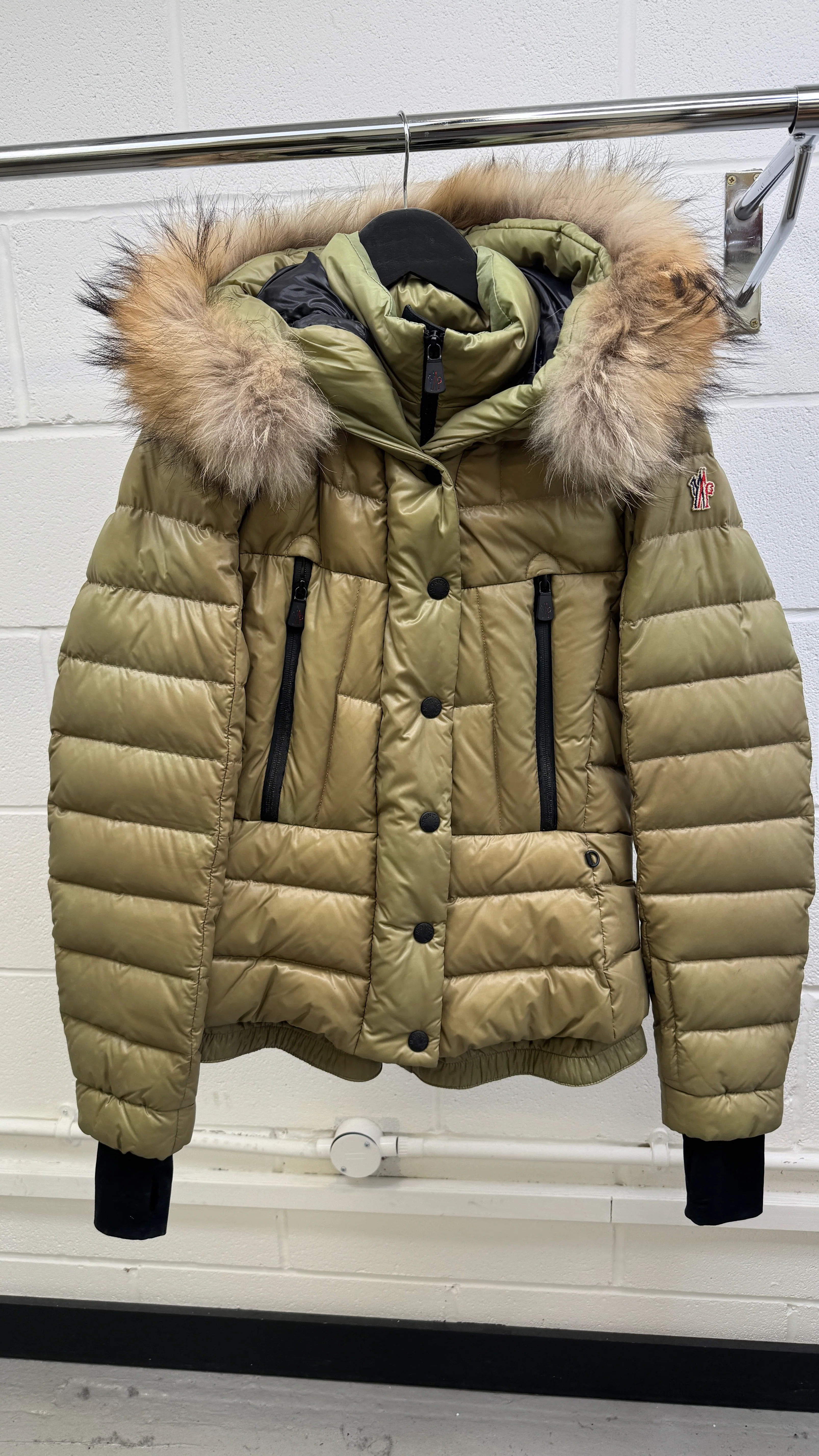 Women's Bever Down Jacket Gold Size 3 / UK 14 - Image 13