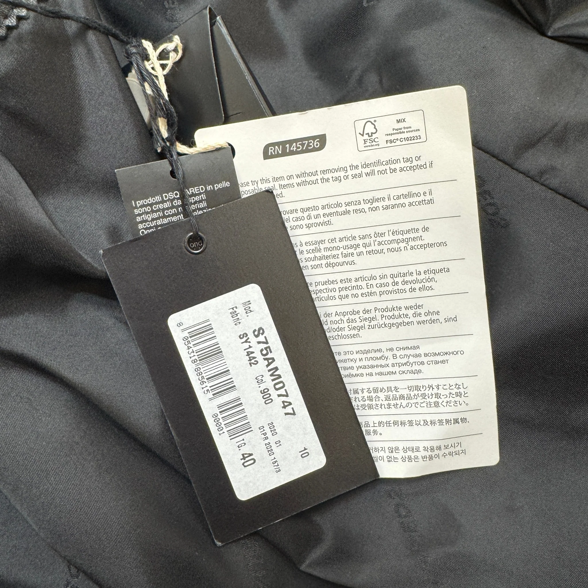 Women's Biker Jacket Black Size XS - Image 7