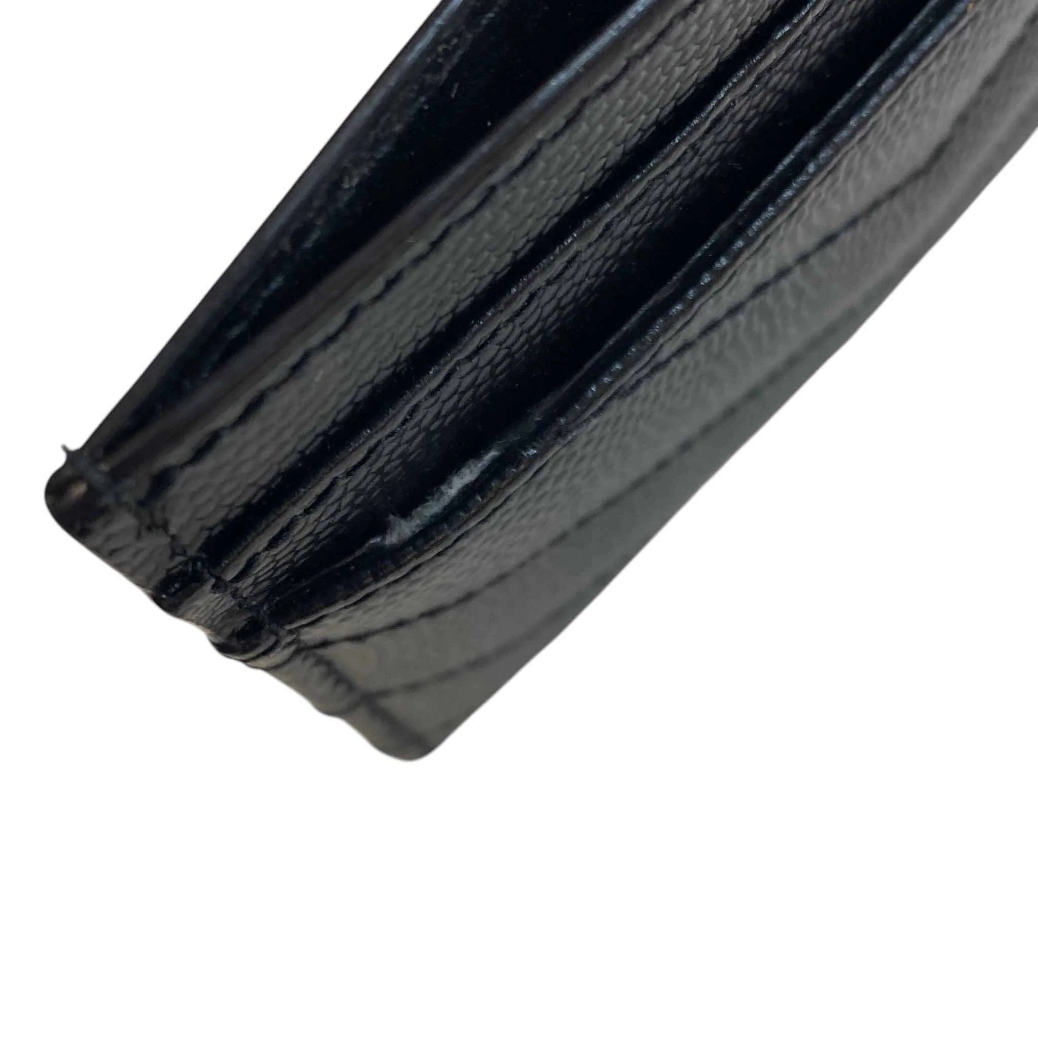 Women's Cassandre Mattelassé Card Holder Black - Image 6