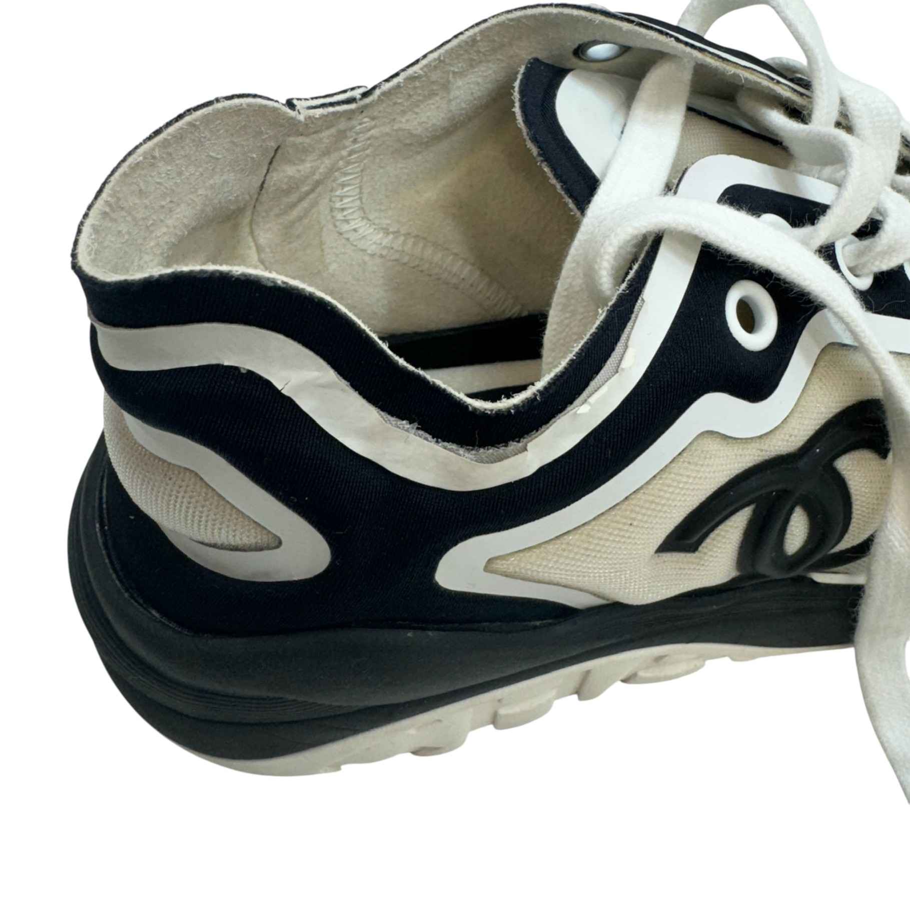 Women's Cc Logo Low Trainers Black Size EU 36 / UK 3 - Image 14