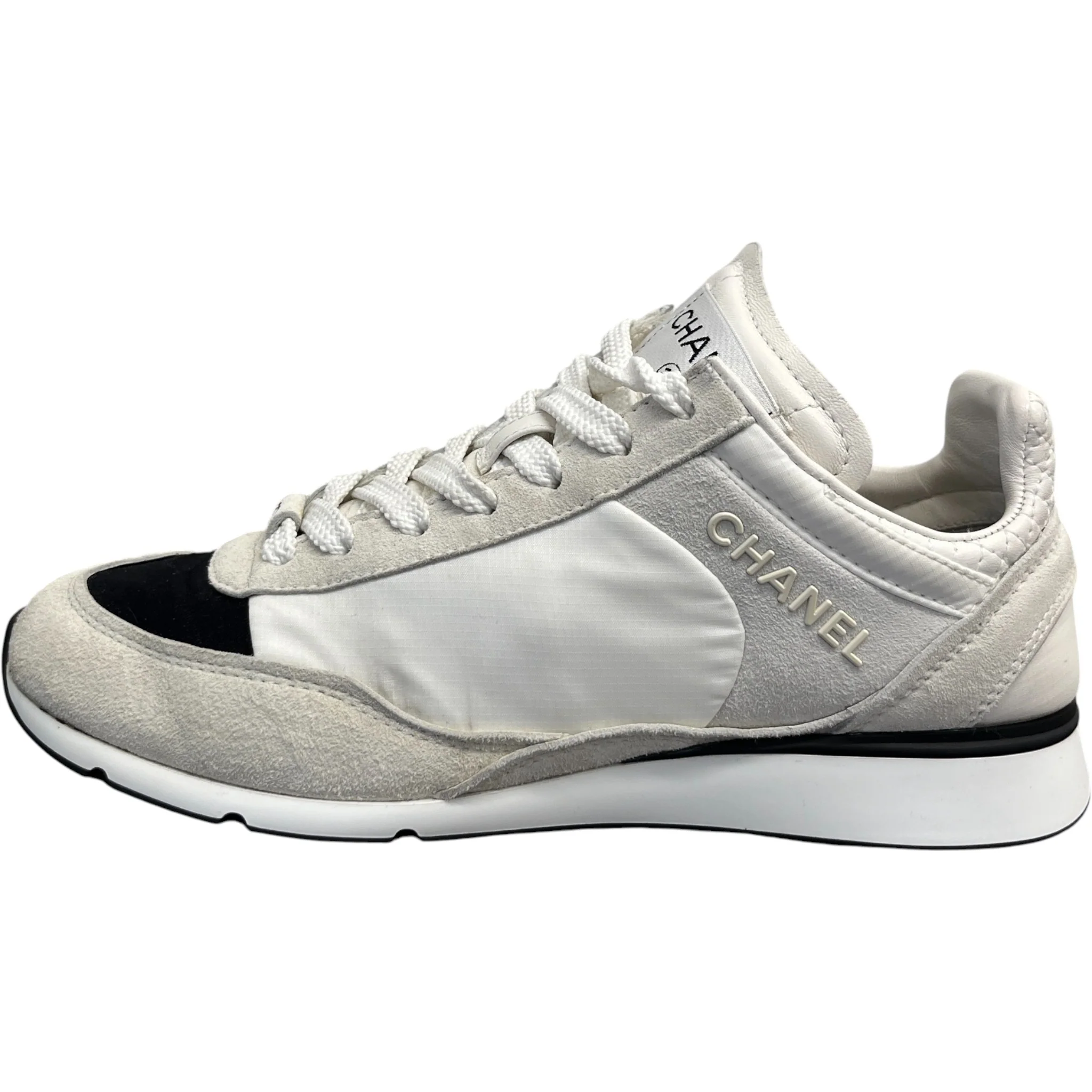 Women's Cc Logo Low Trainers White Size EU 36 / UK 3 - Image 5