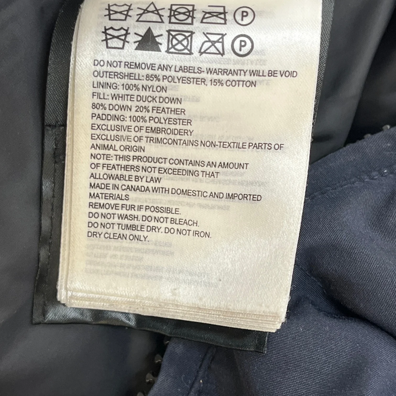 Women's Chelsea Down Jacket Navy Size M - Image 7
