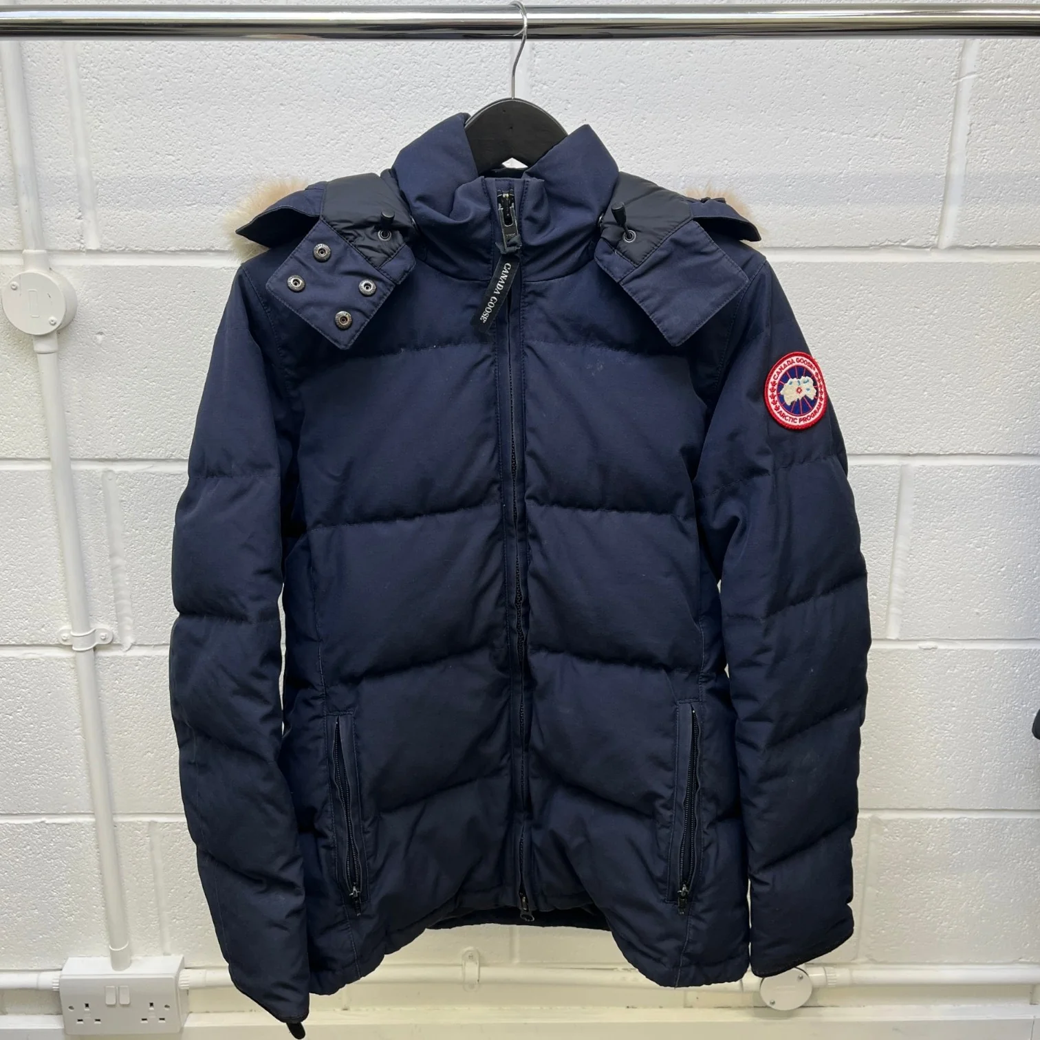 Women's Chelsea Down Jacket Navy Size M - Image 8