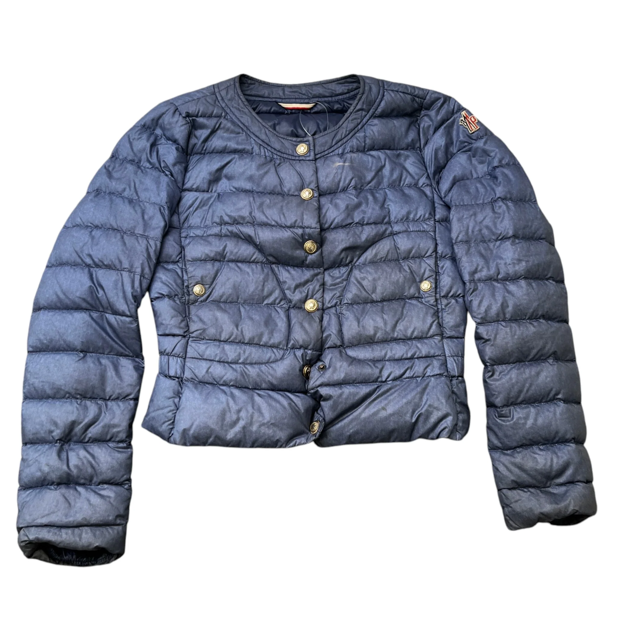 Women's Clender Down Jacket Blue Size 1 / UK 10