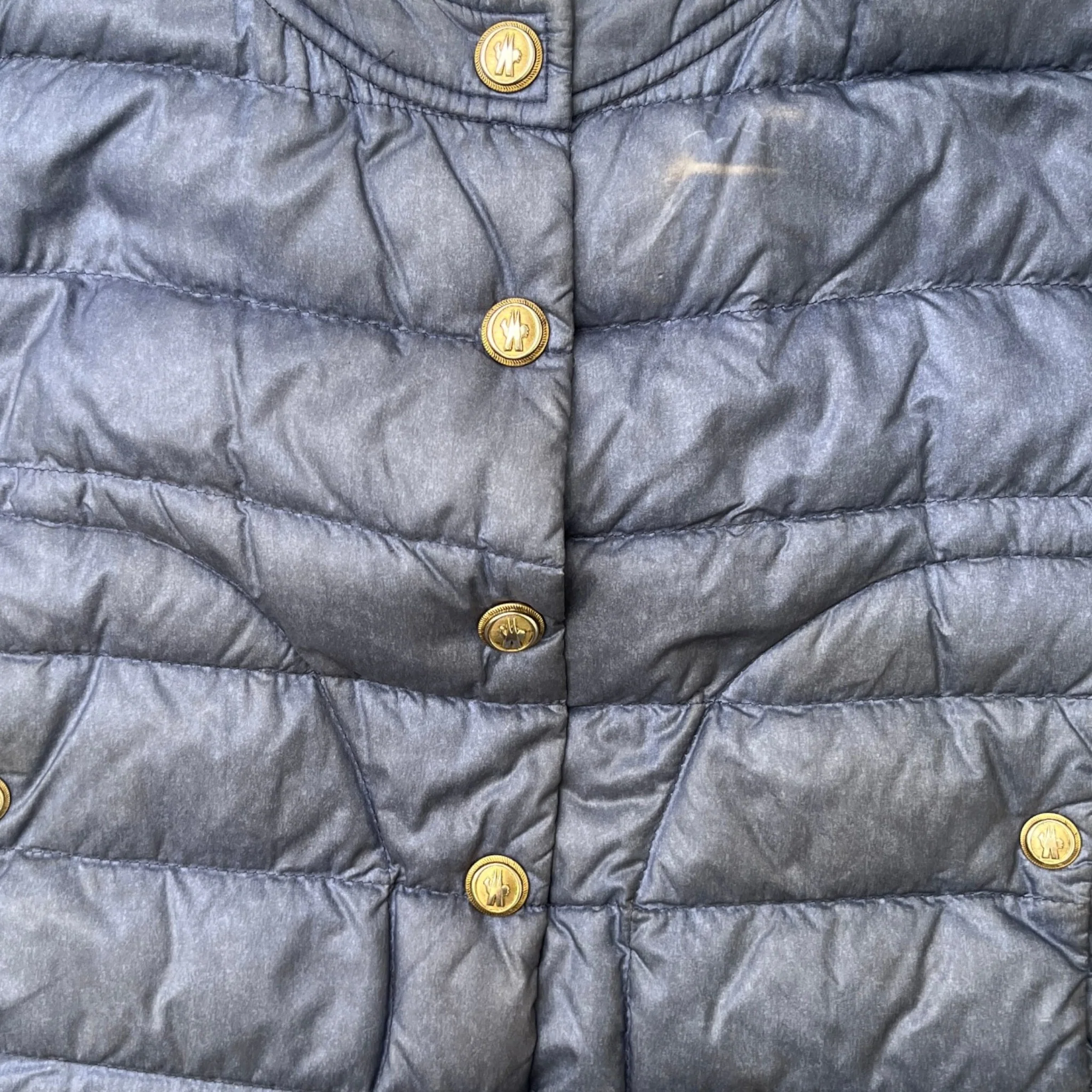 Women's Clender Down Jacket Blue Size 1 / UK 10 - Image 6