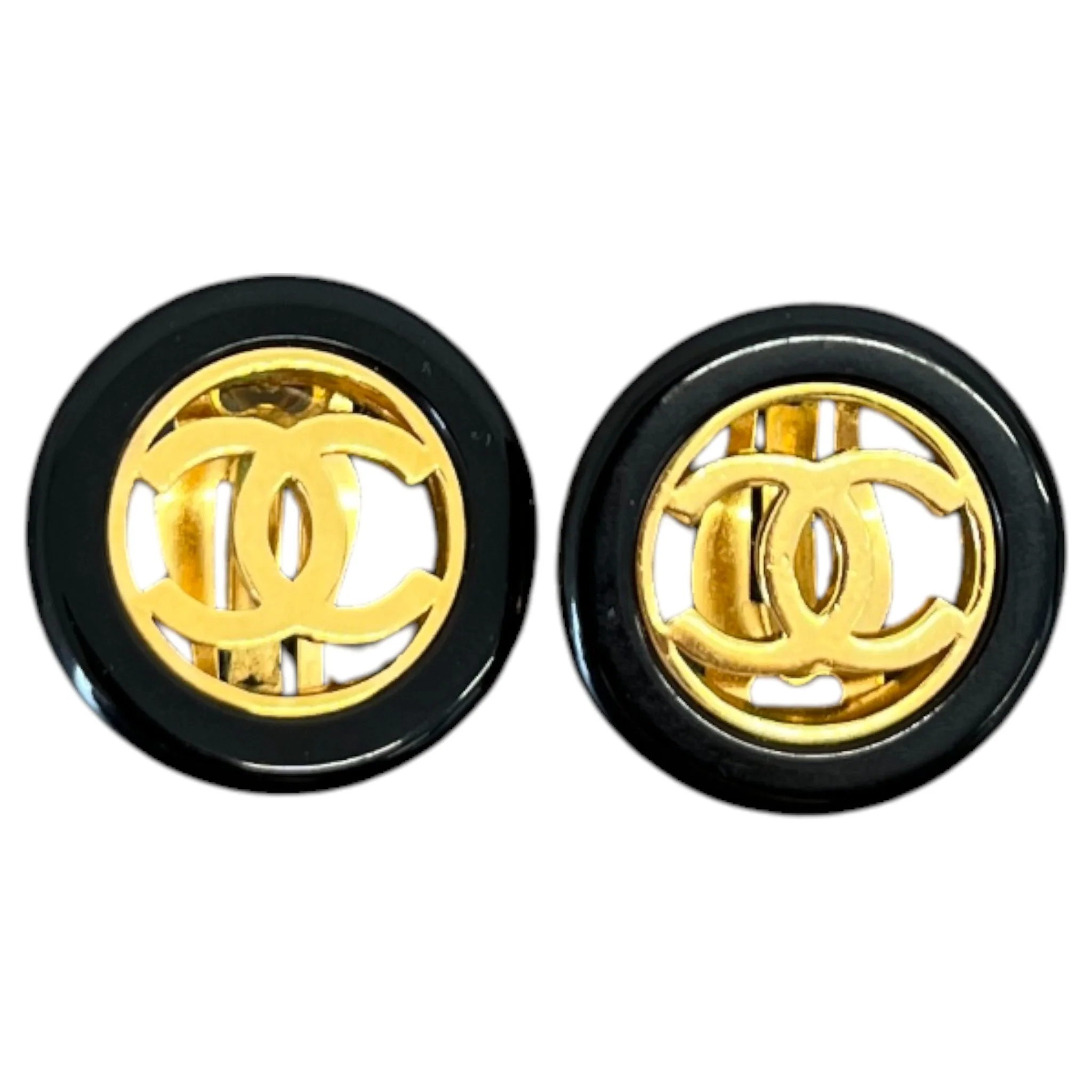 Women's Cocomark Round Earrings Gold