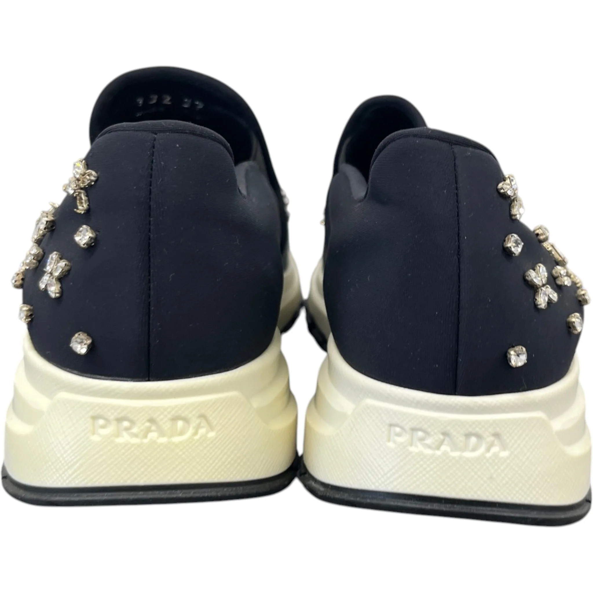 Women's Crystal Prax01 Slip On Low Trainers Black Size EU 37 / UK 4 - Image 7