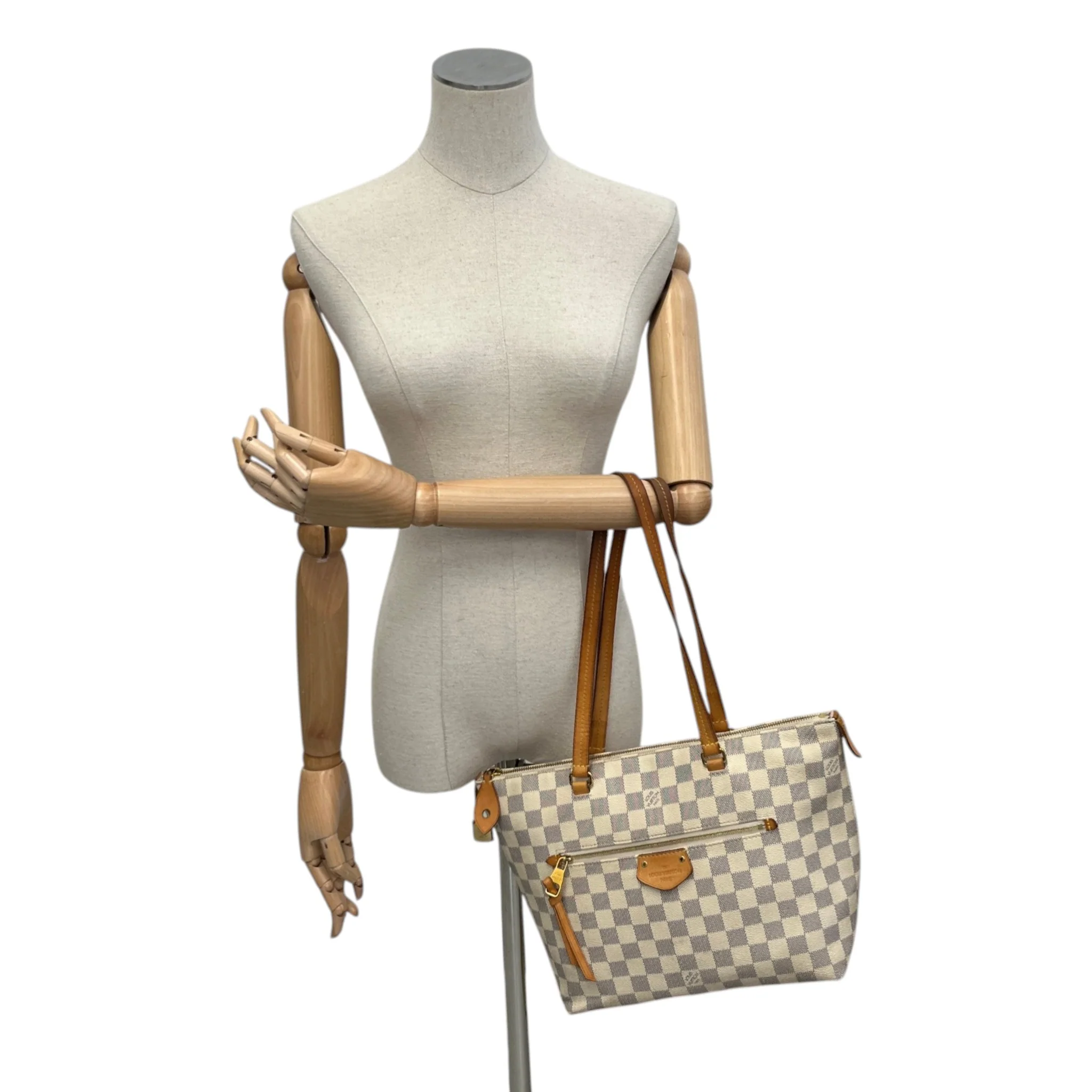 Women's Damier Azur Lena Pm Bag White - Image 2