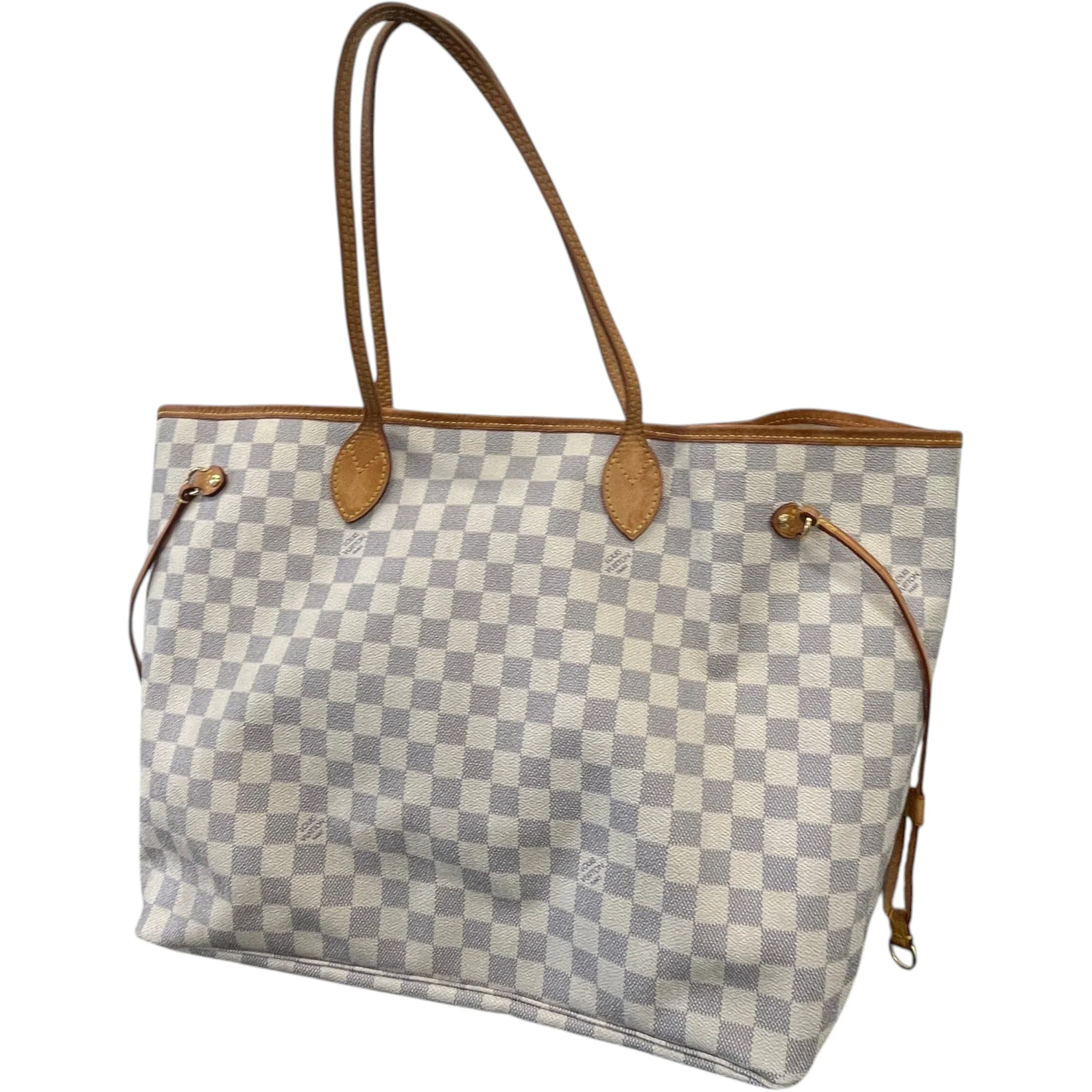 Women's Damier Azur Neverfull Gm Handbag White - Image 4
