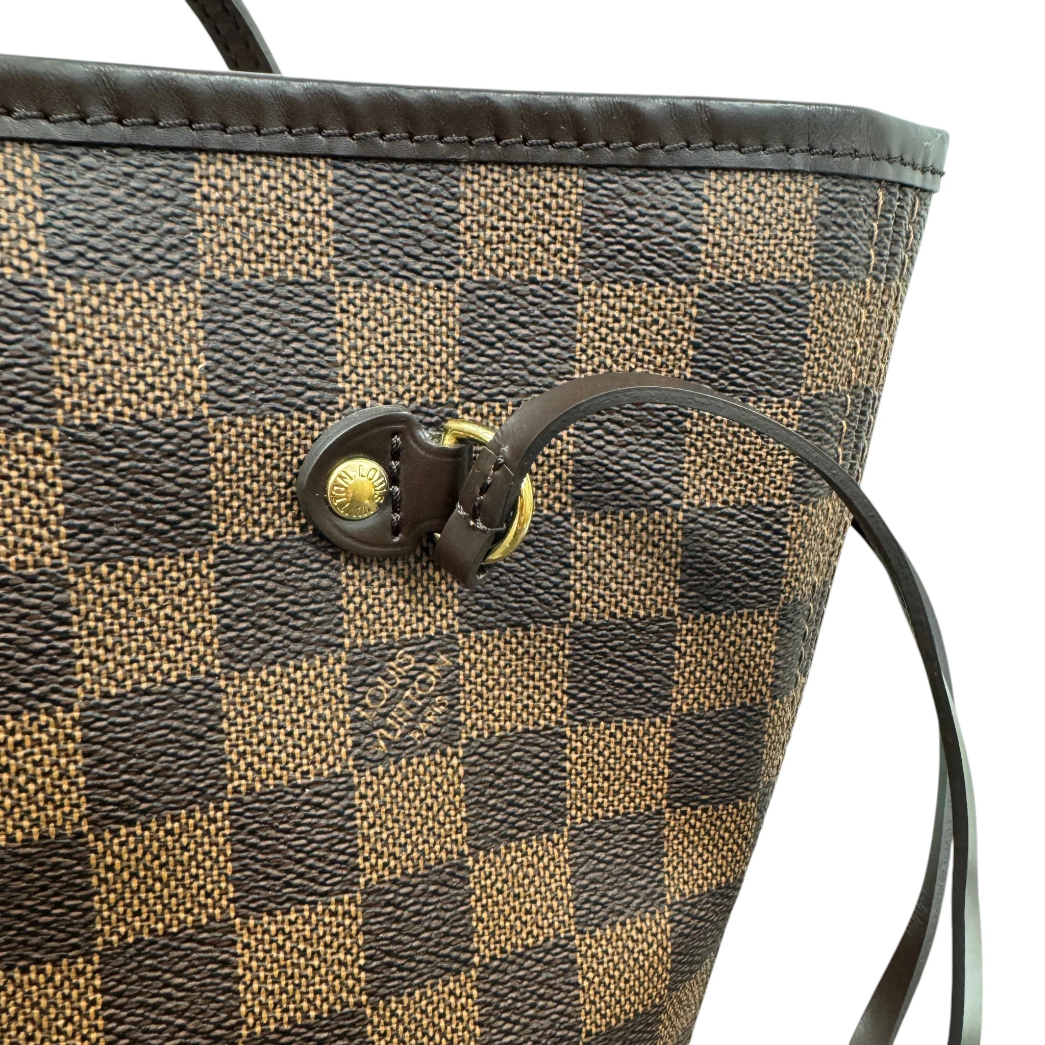 Women's Damier Ebene Neverfull Mm Bag Brown - Image 7