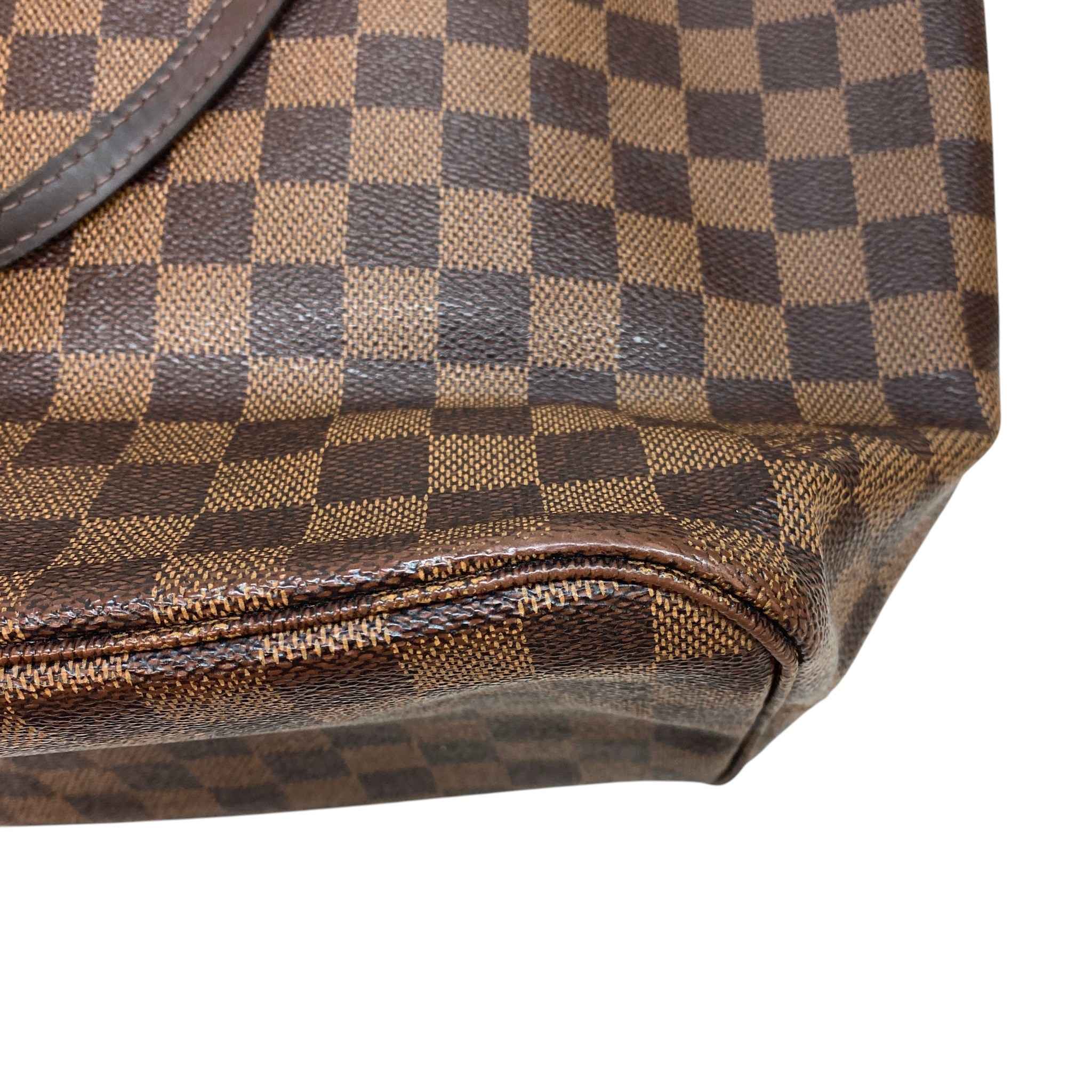 Women's Damier Ebene Neverfull Mm Bag Brown - Image 12