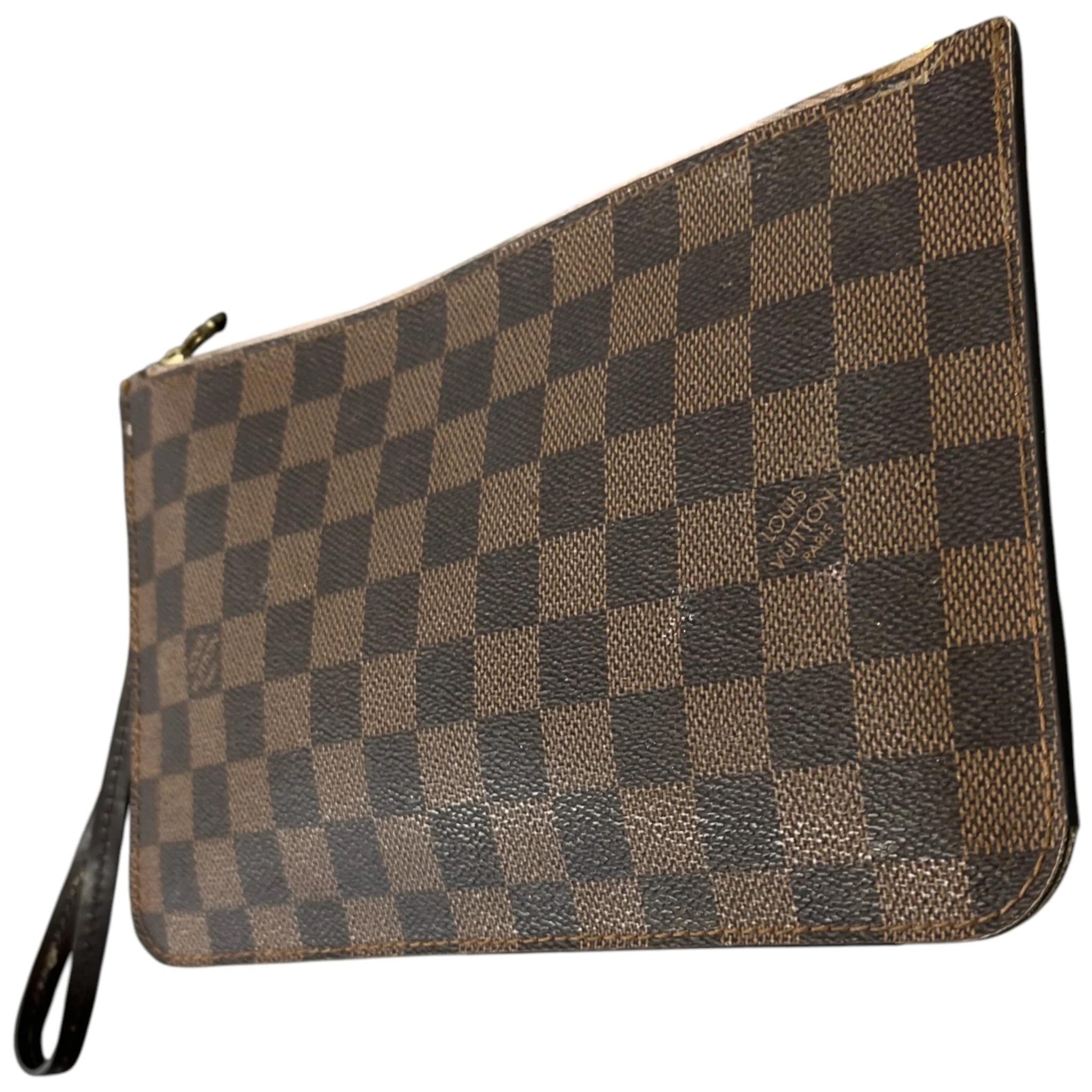 Women's Damier Ebene Pouch Brown - Image 4