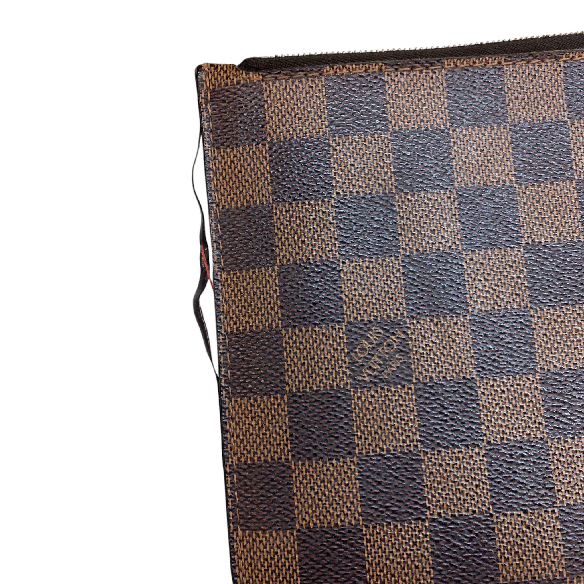 Women's Damier Ebene Pouch Brown - Image 10