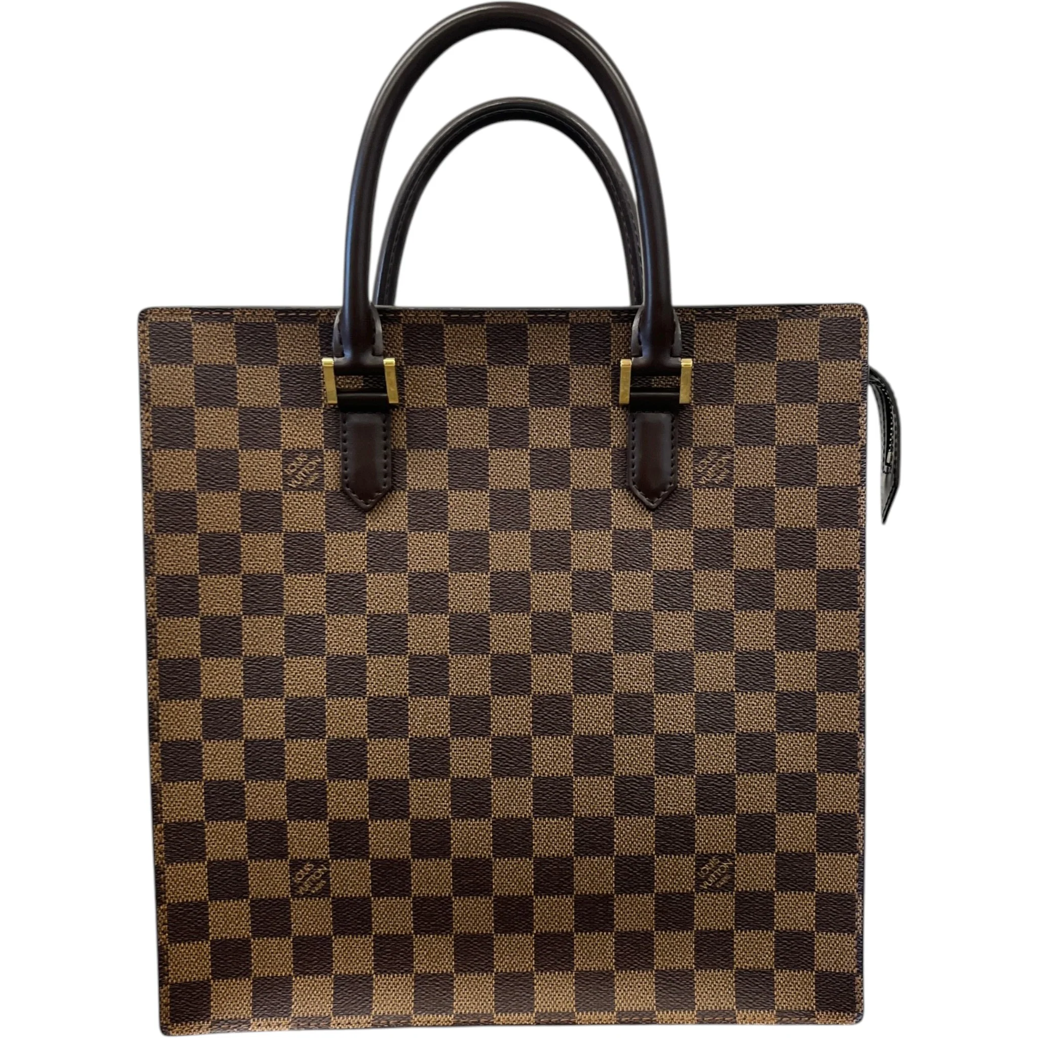 Women's Damier Ebene Sac Plat Pm Bag Brown