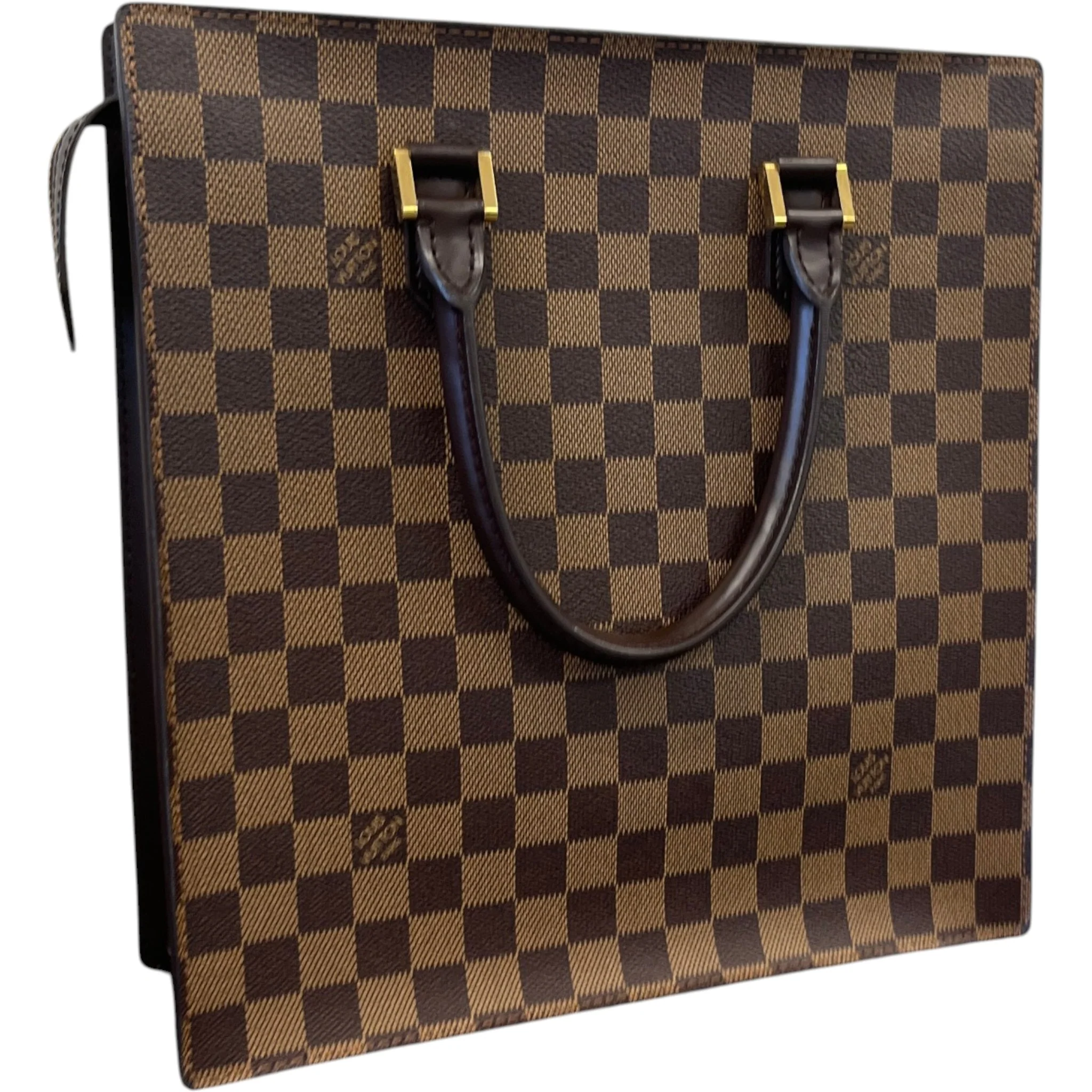 Women's Damier Ebene Sac Plat Pm Bag Brown - Image 8