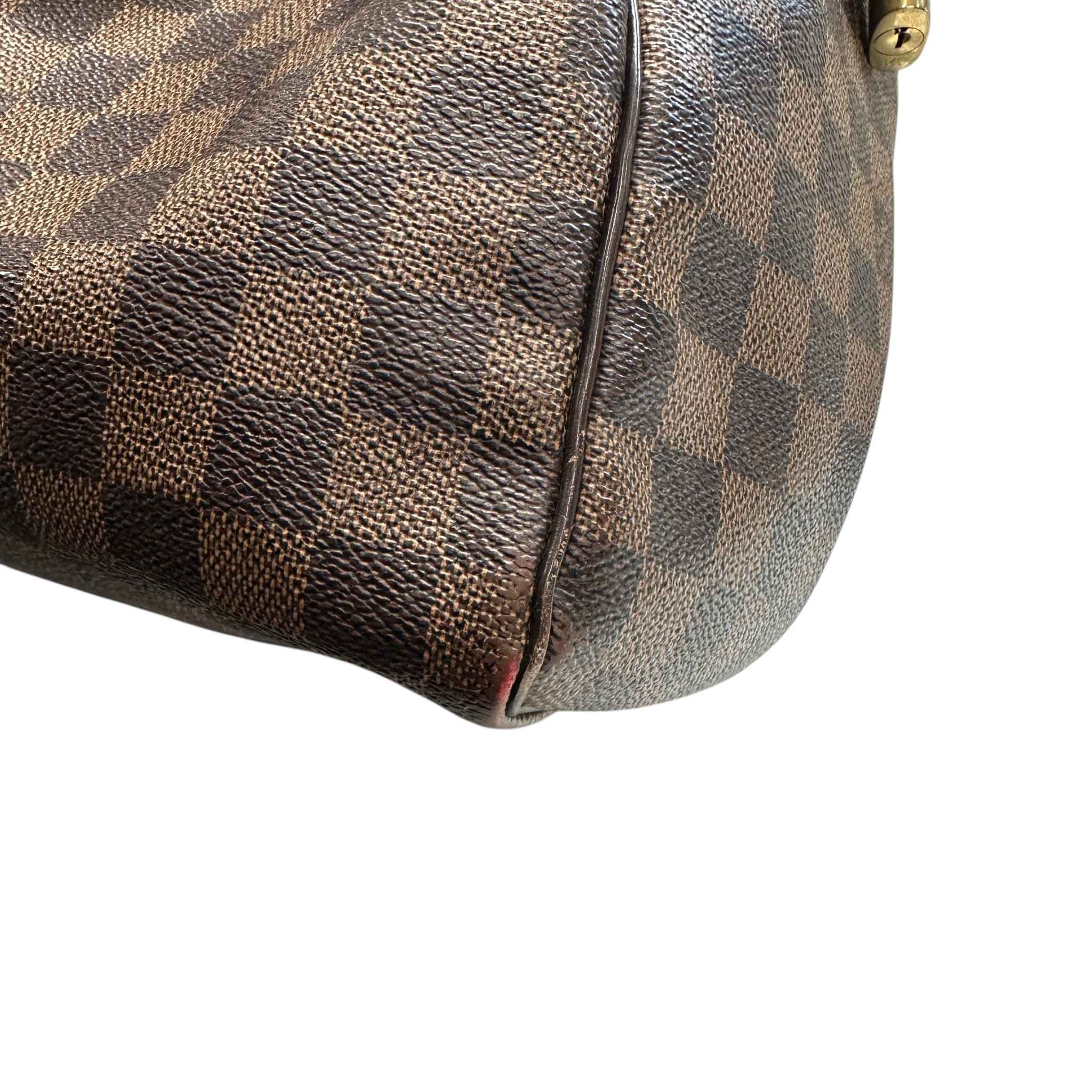 Women's Damier Ebene Speedy 30 Bag Brown - Image 12