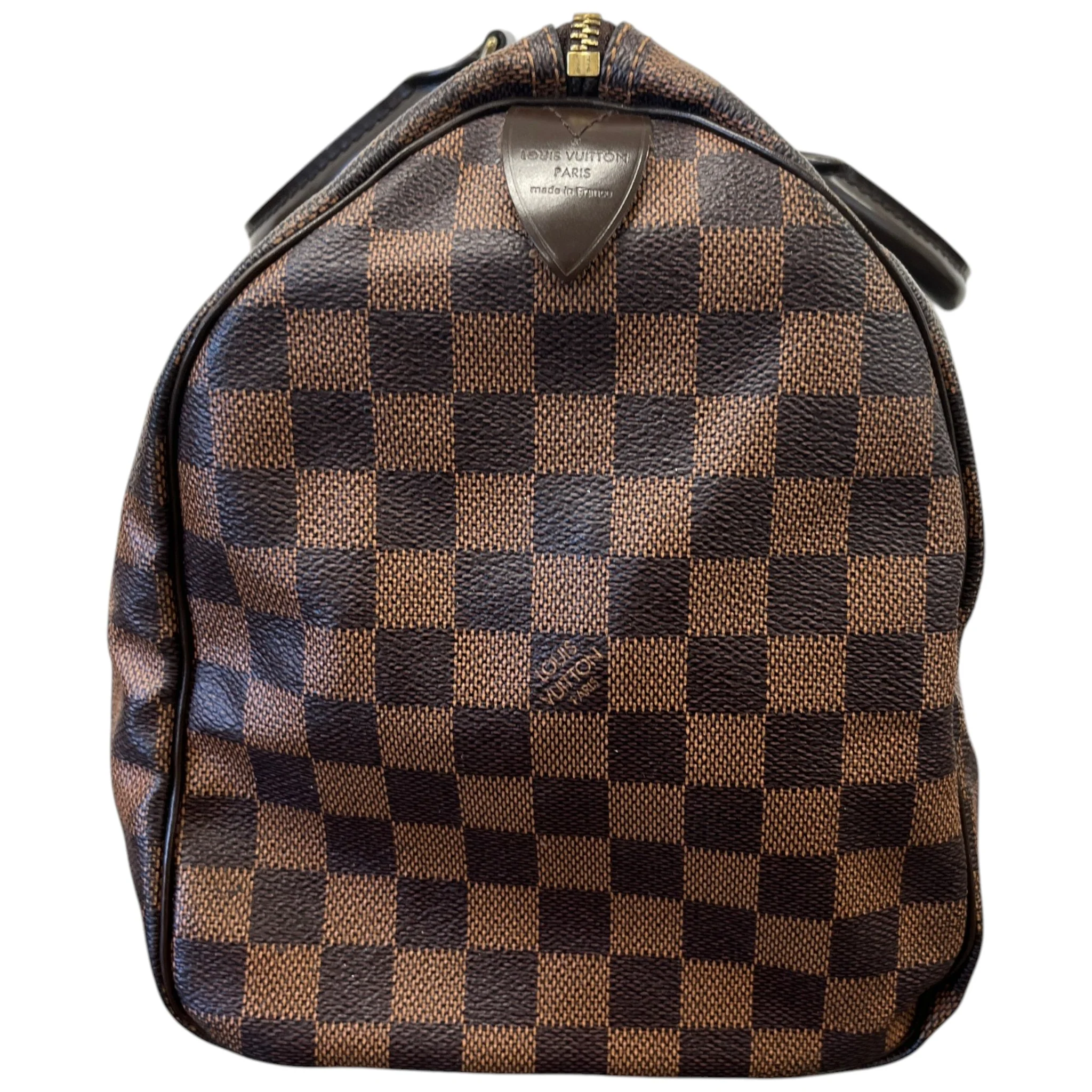 Women's Damier Ebene Speedy 35 Bag Brown - Image 6