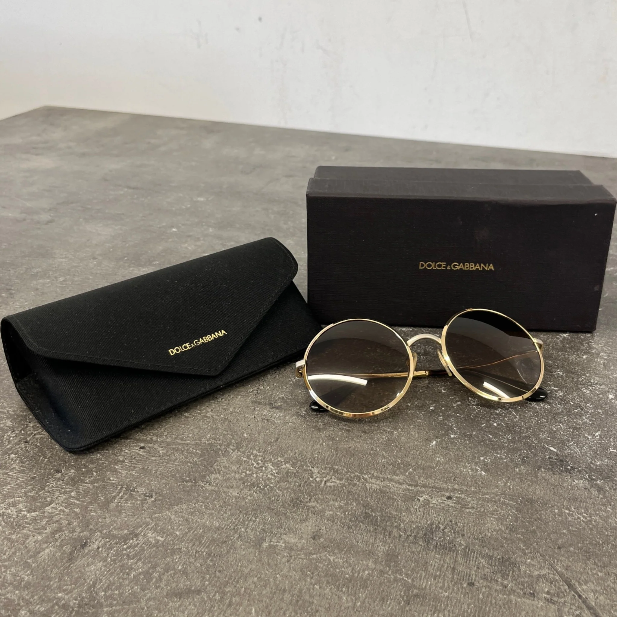 Women's Dg2155 Sunglasses Gold - Image 8