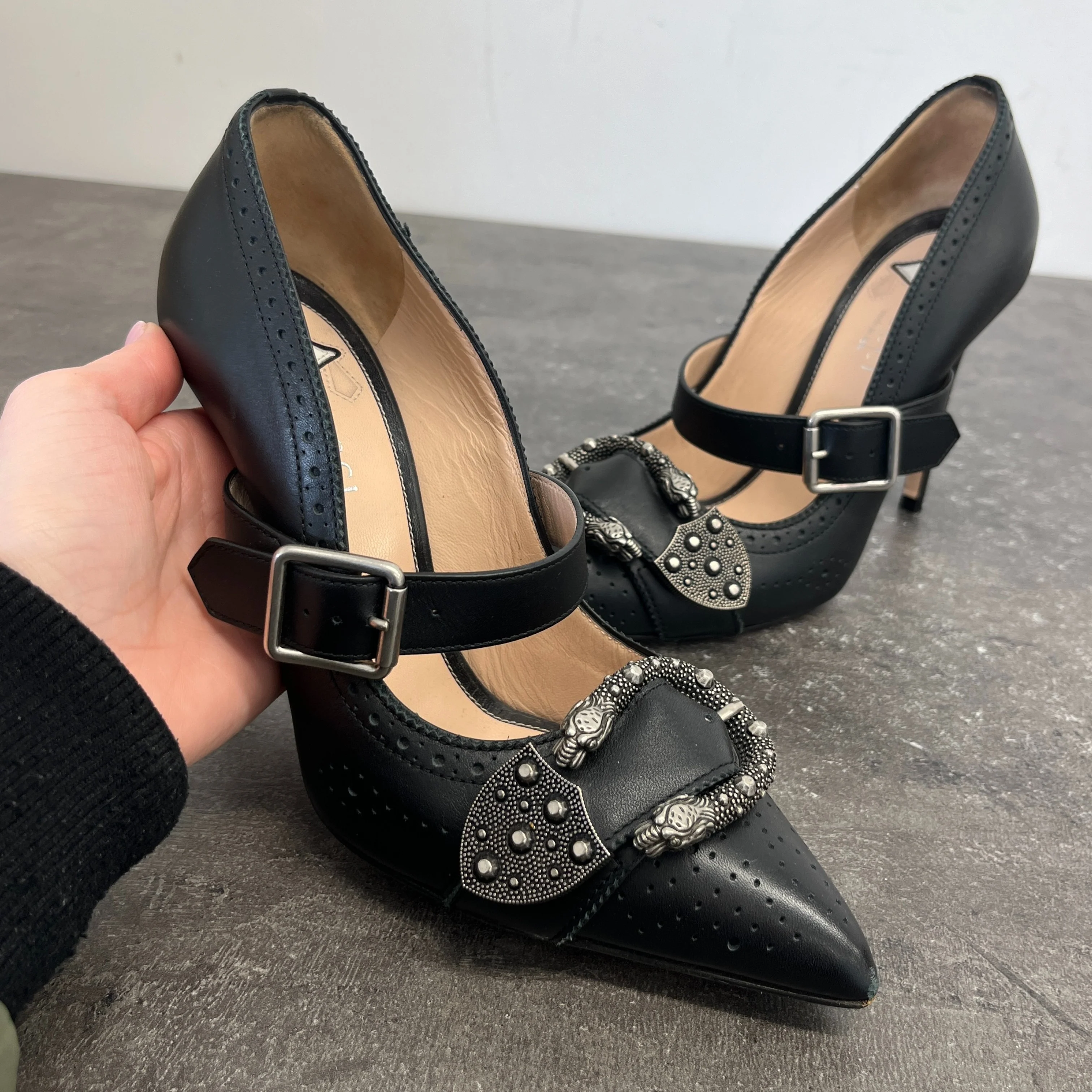 Women's Dionysus Heels Black Size EU 36.5 / UK 3.5 - Image 12