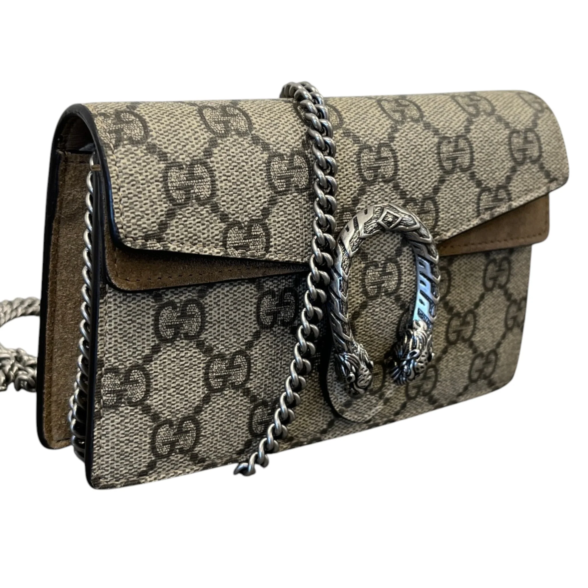 Women's Dionysus Super Mini Bag Beige - Image 4