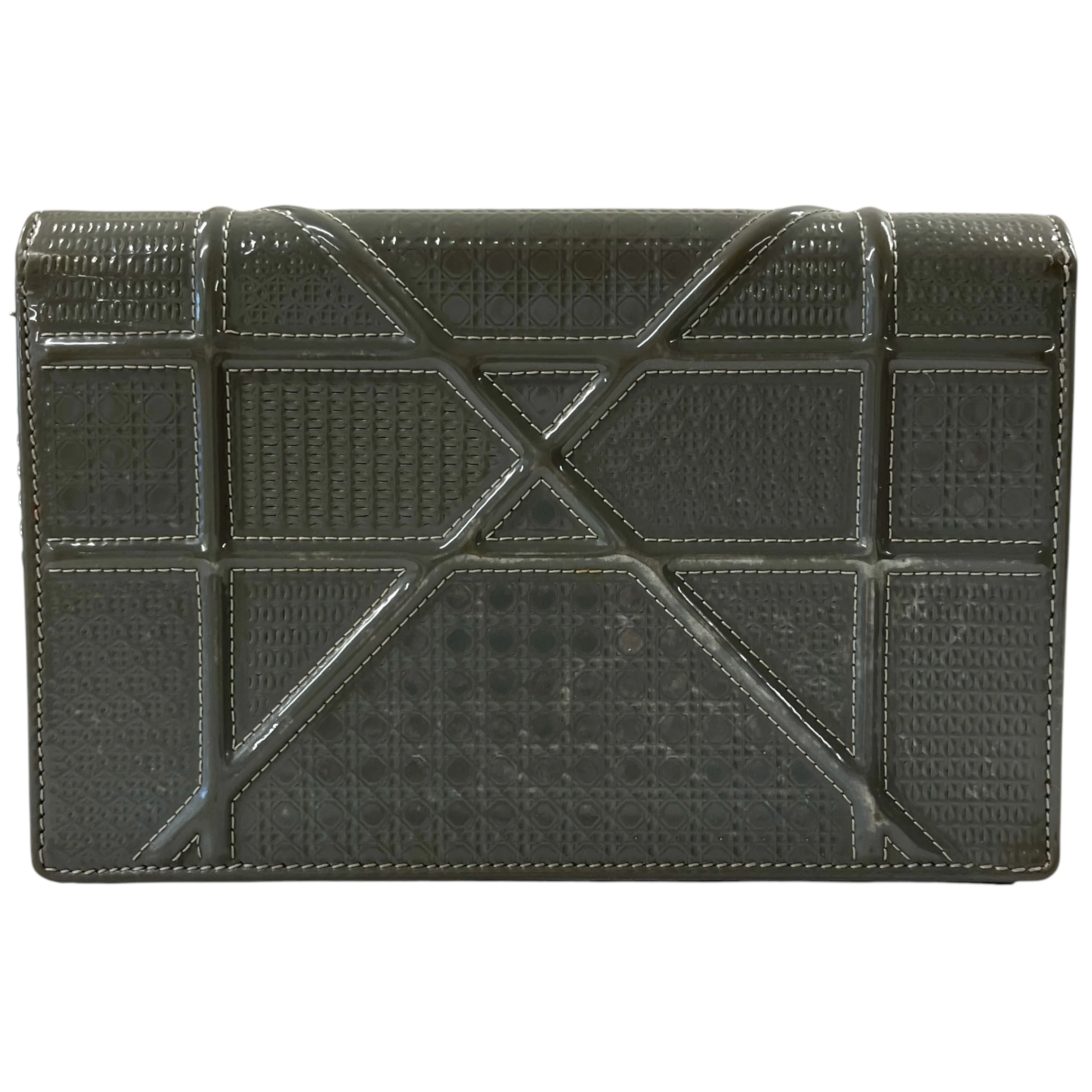 Women's Diorama Wallet On Chain Bag Silver - Image 4