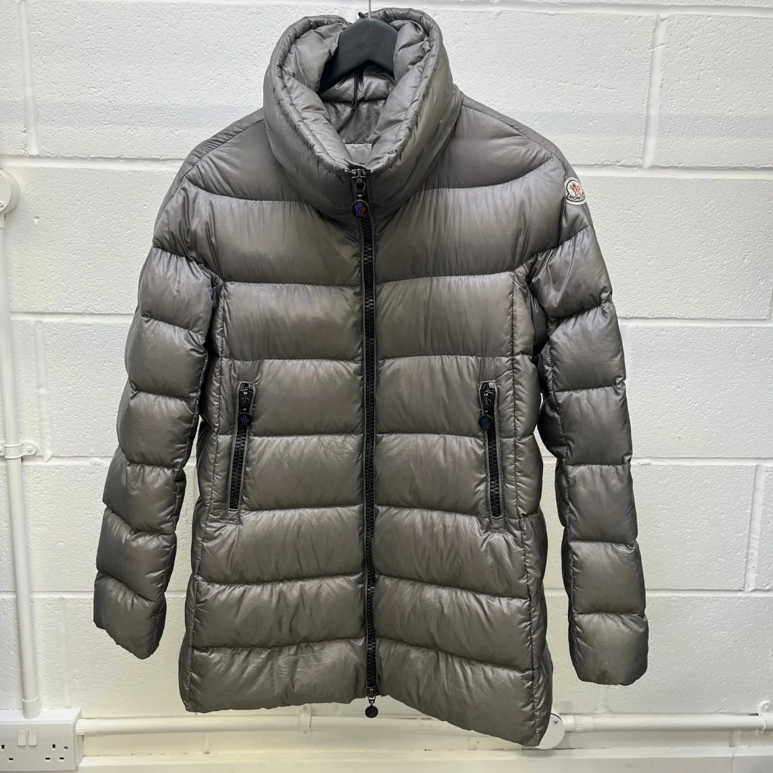 Women's Elevee Down Jacket Grey Size 2 / UK 12 - Image 12