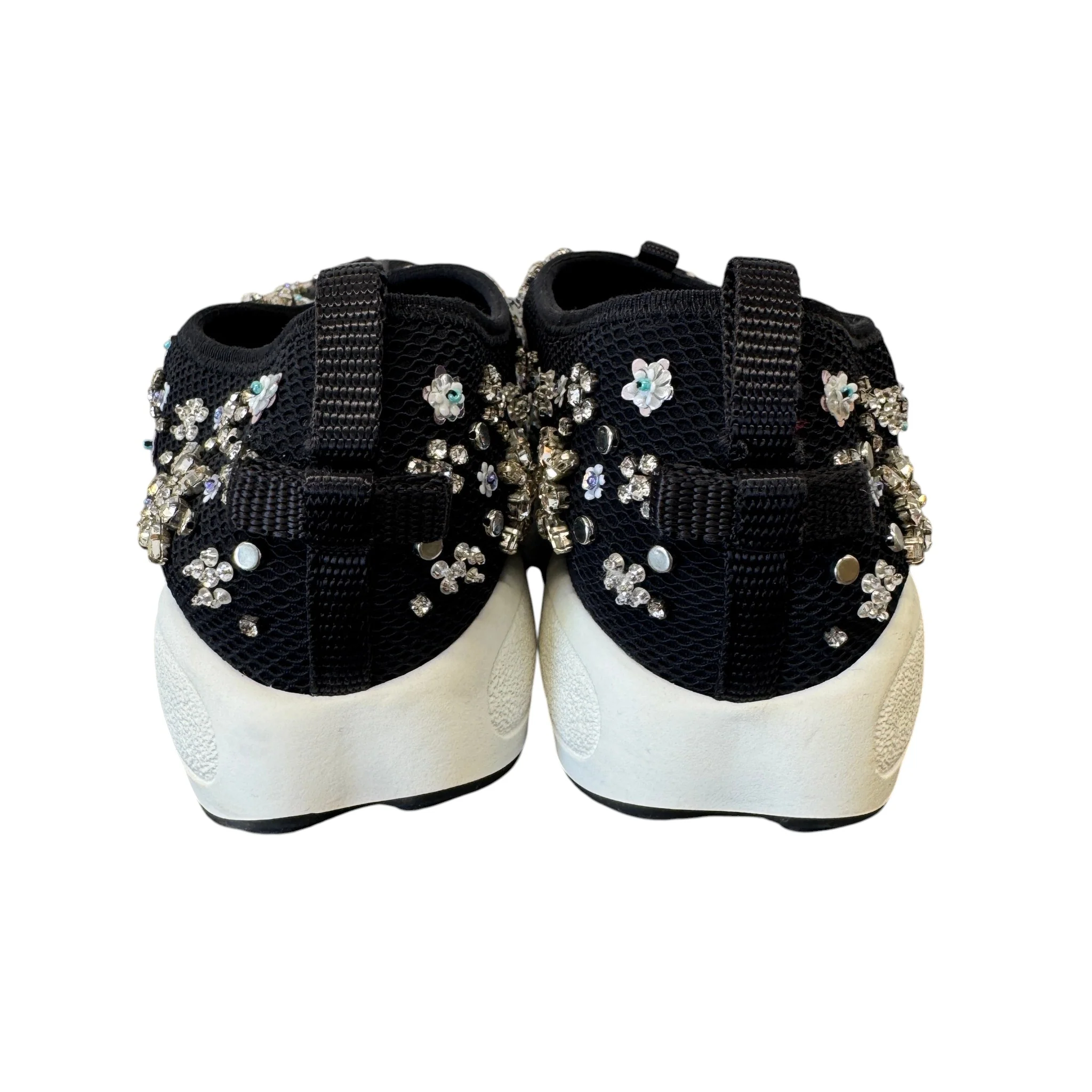 Women's Embellished Low Trainers Black Size EU 36.5 / UK 3.5 - Image 9