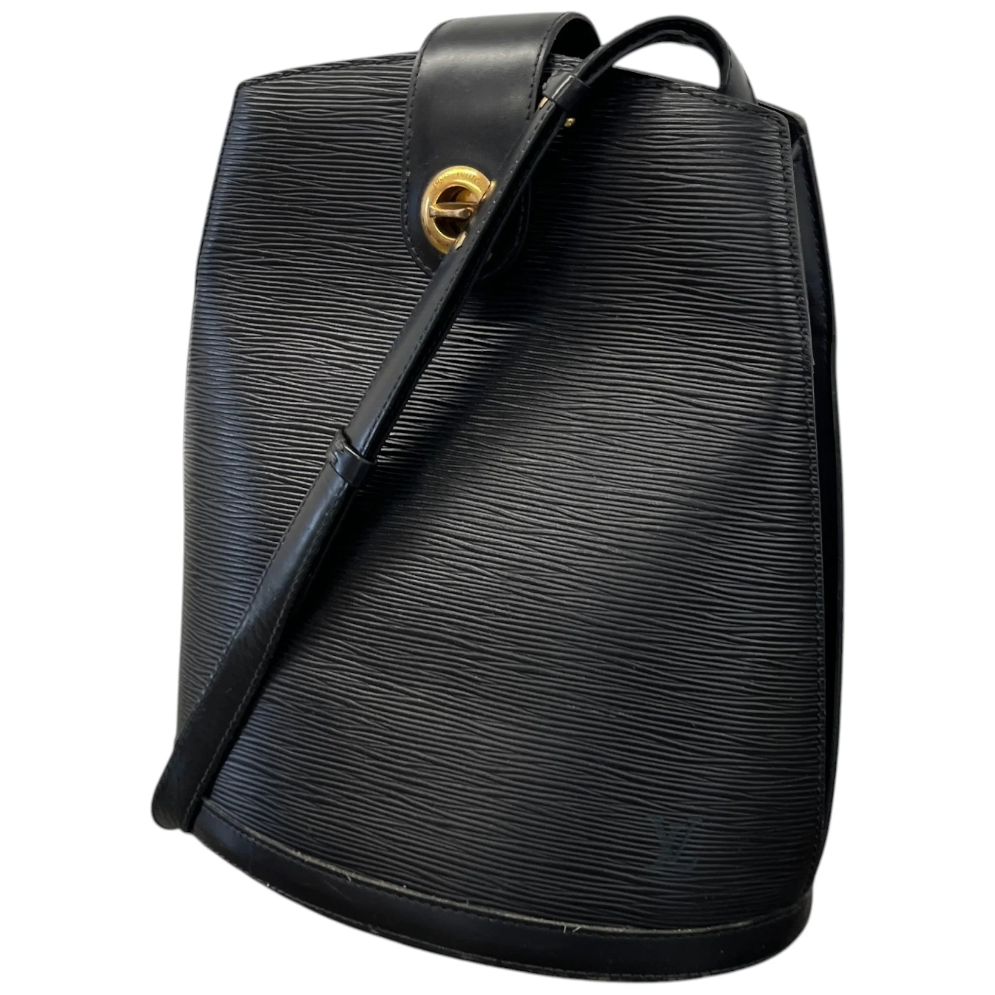 Women's Epi Cluny Shoulder Bag Black - Image 5
